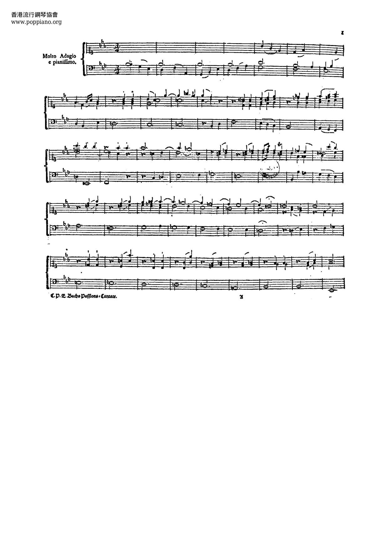 Matthäus-Passion, H.802ピアノ譜