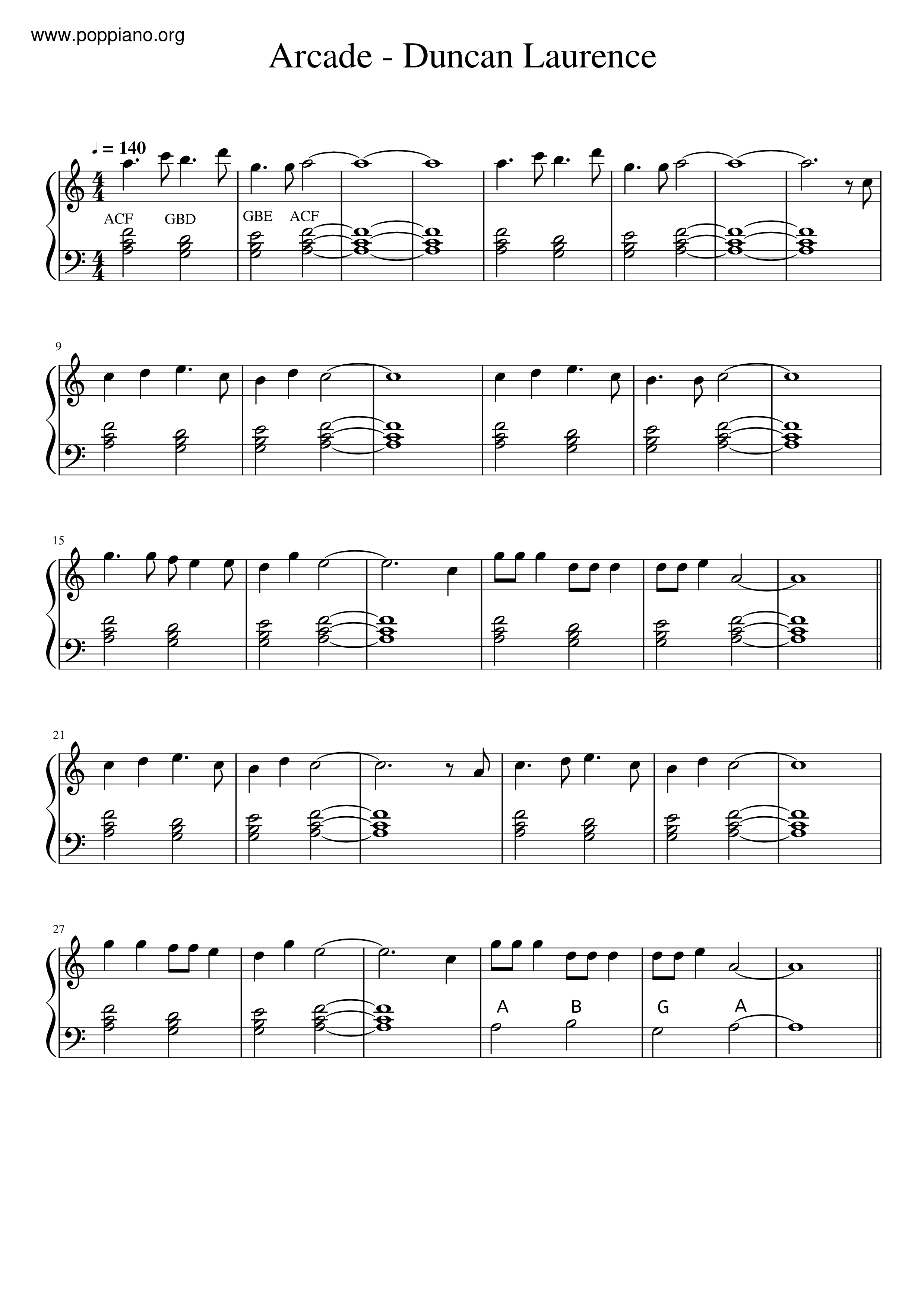 Arcade Score