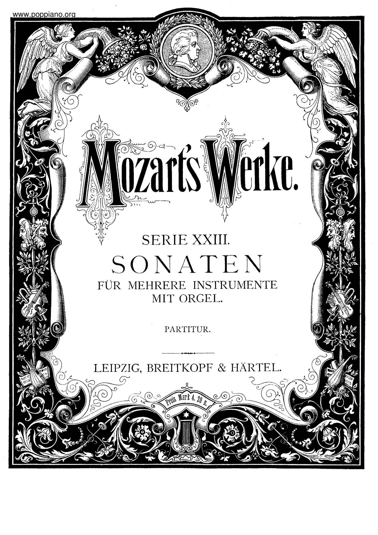 Church Sonata No. 1 In E-Flat Major, K. 67 Score