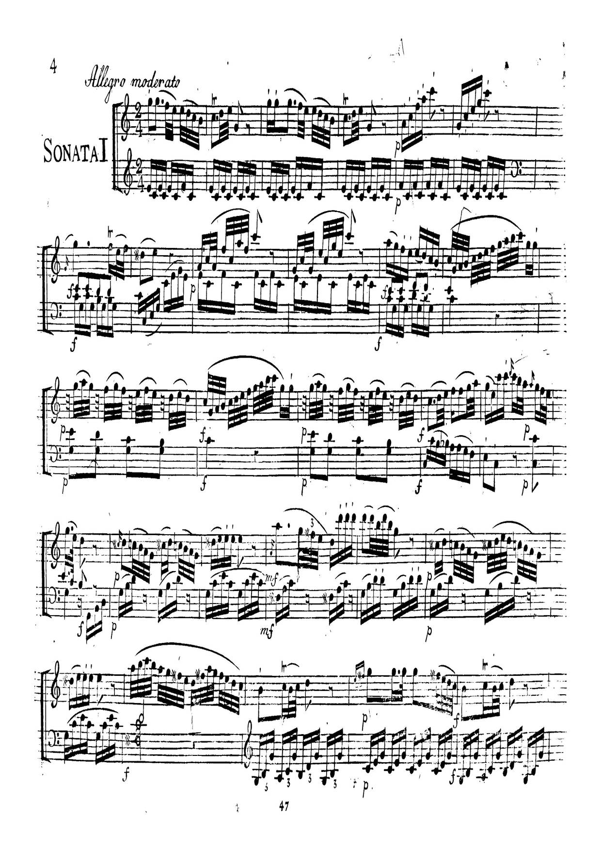 Piano Sonata No. 12, K. 332琴譜