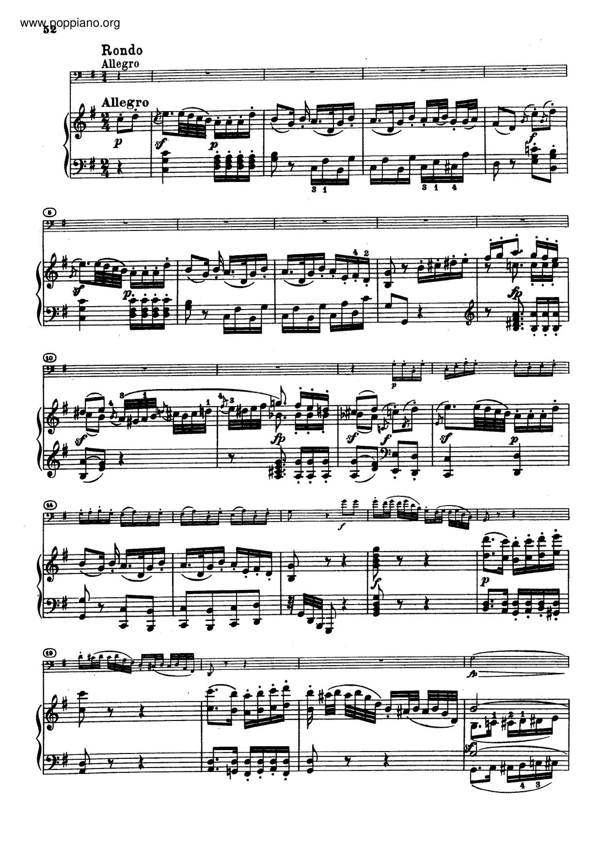 Cello Sonata No. 2, Op. 5 No. 2琴谱
