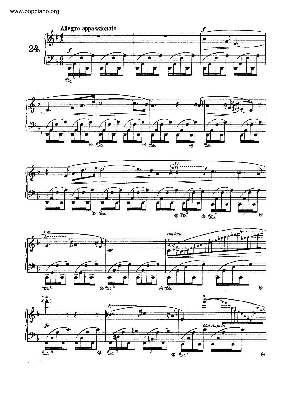 Preludes, Op. 28 Score