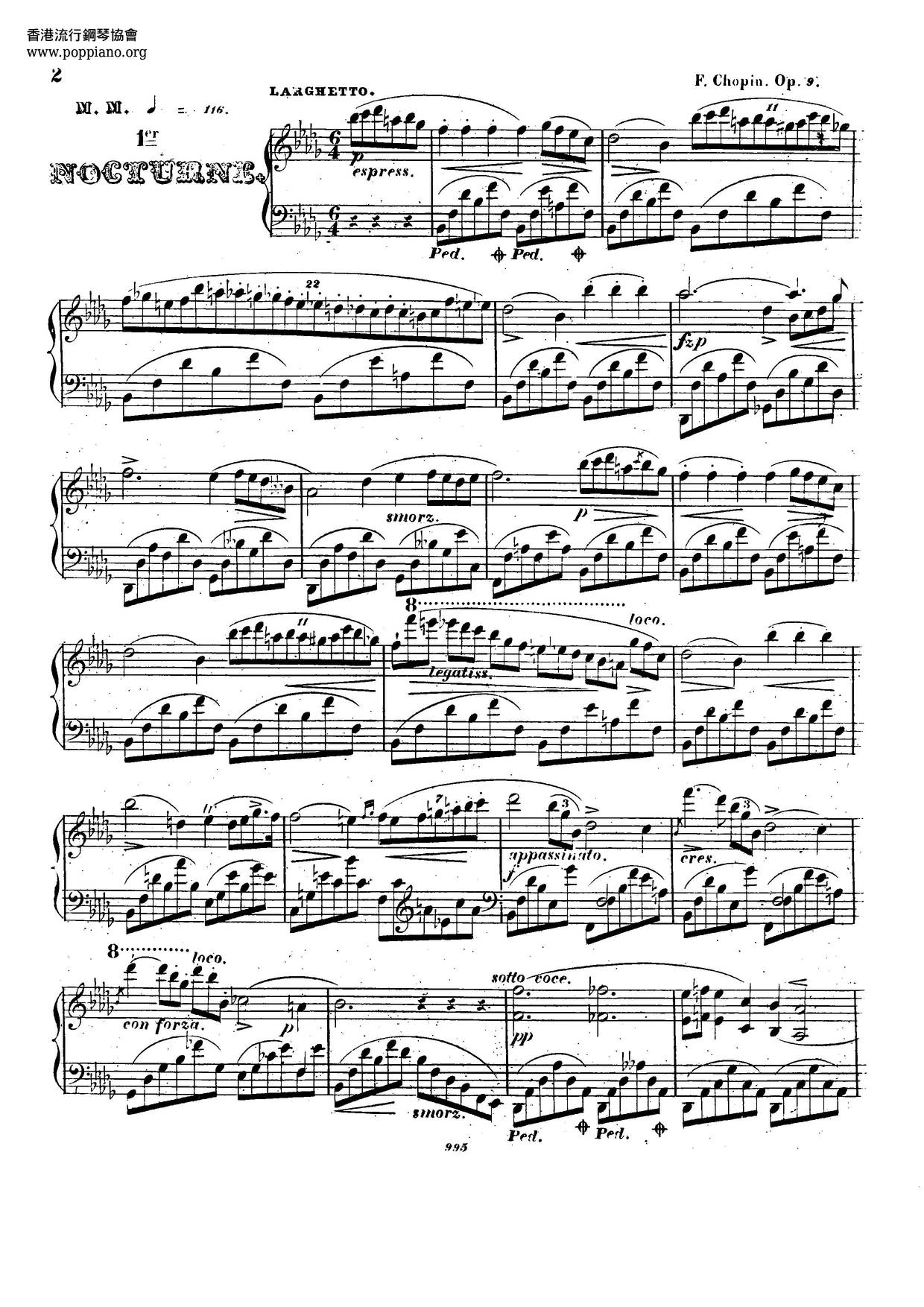 Chopin - The Complete Nocturnes琴譜