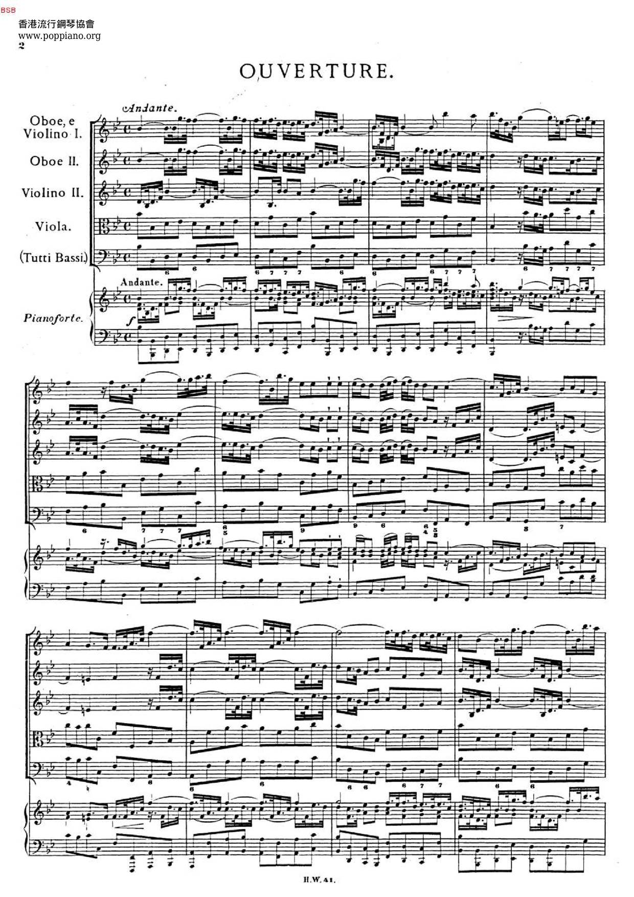 Esther, HWV 50B Score