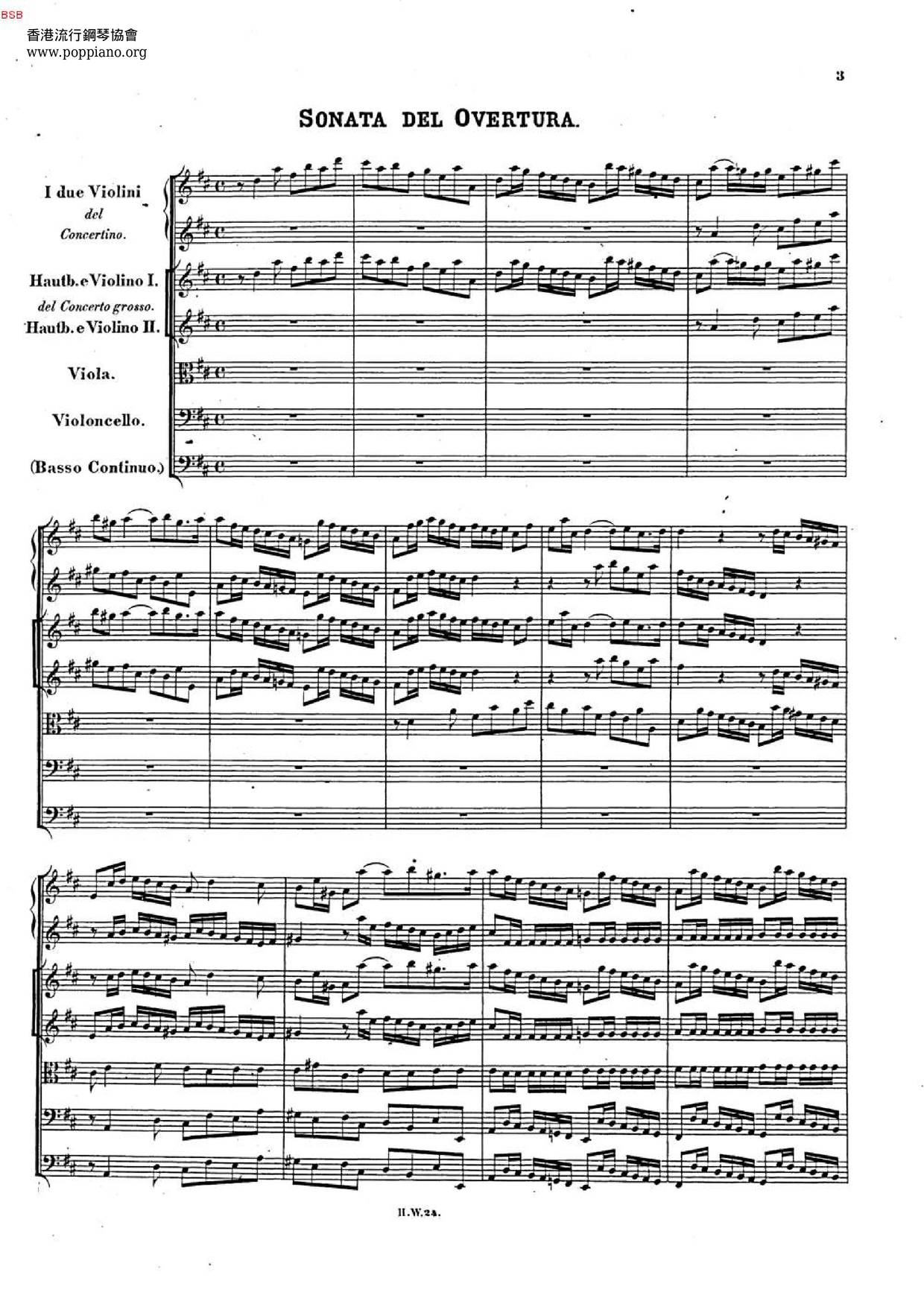 Il Trionfo Del Tempo E Della Verità, HWV 46琴譜