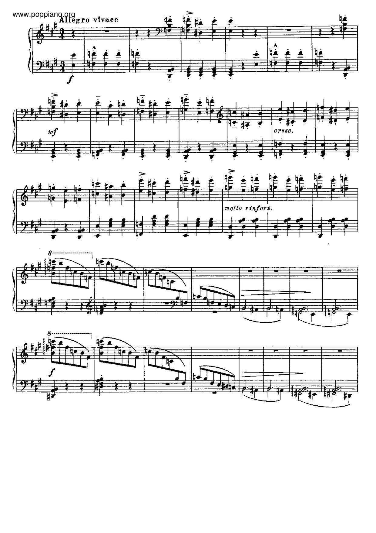 3 Caprices-Valses, S.214 Score