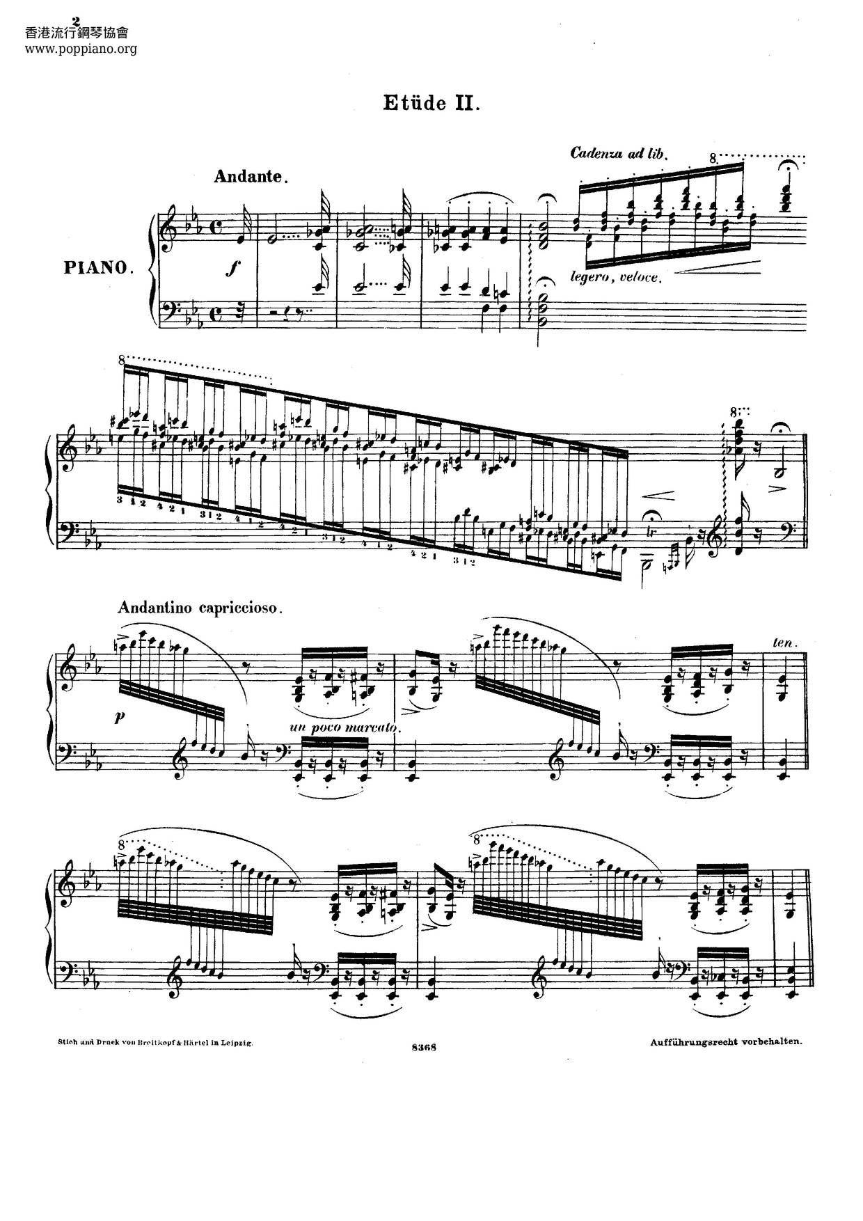 Études D'exécution Transcendante D'après Paganini, S.140琴譜