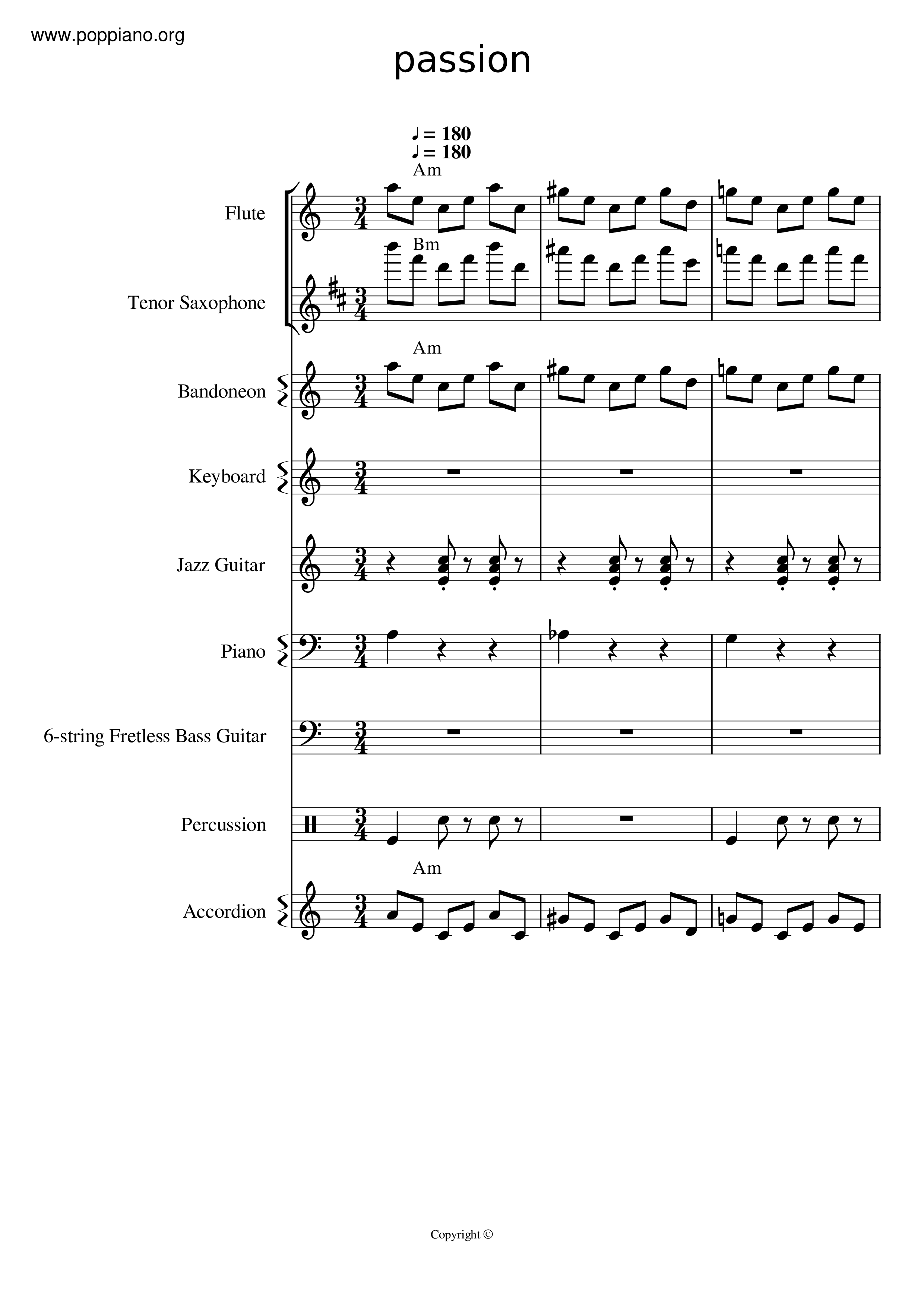 Passion Score