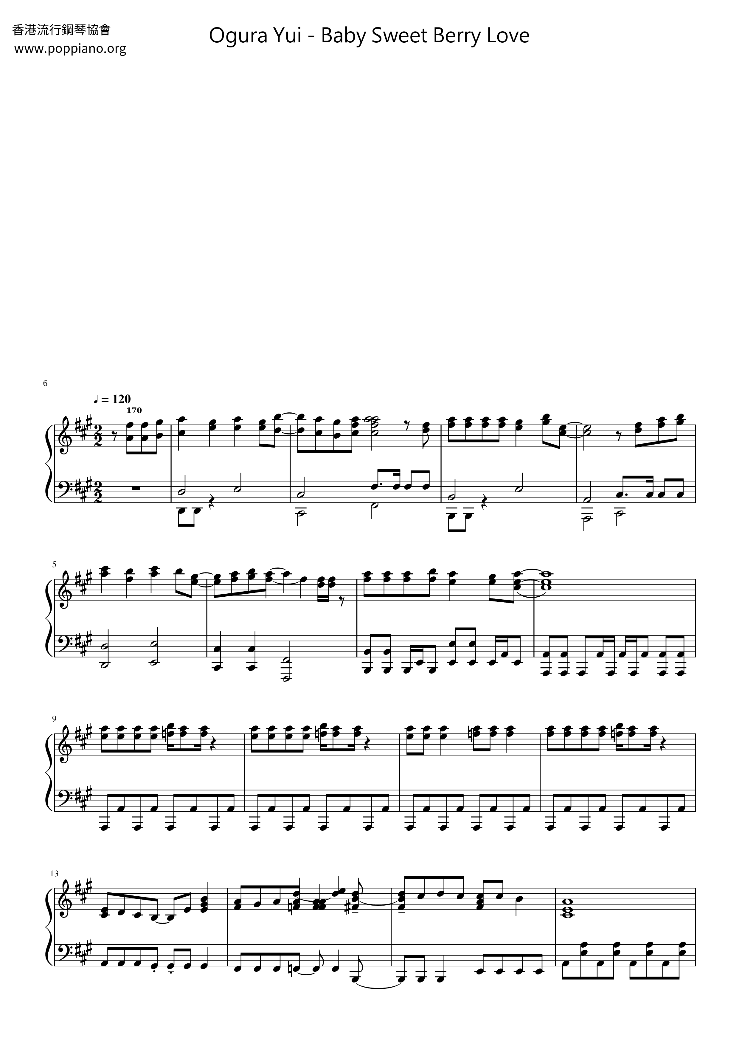 Baby Sweet Berry Love Score