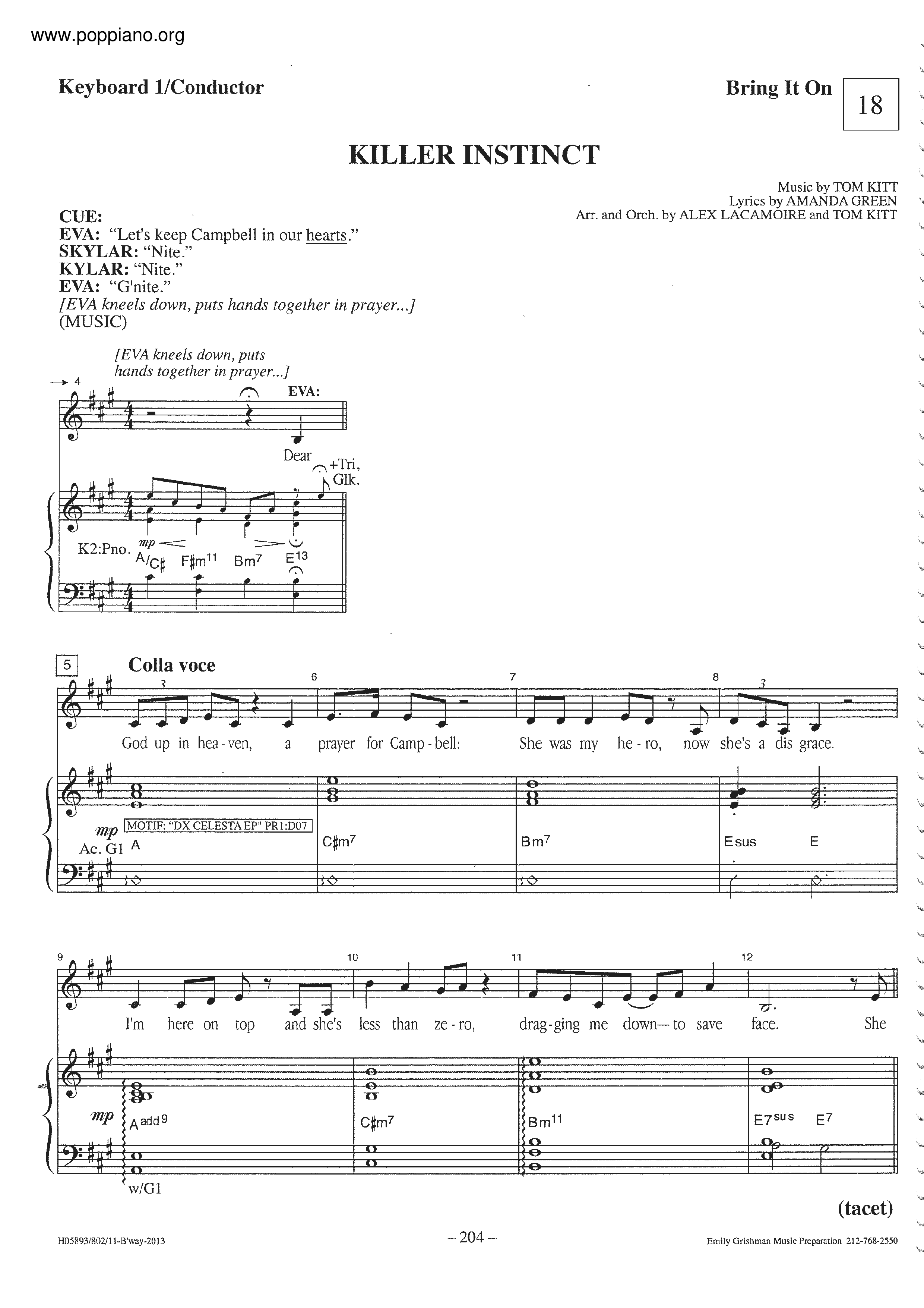 Killer Instinct Score