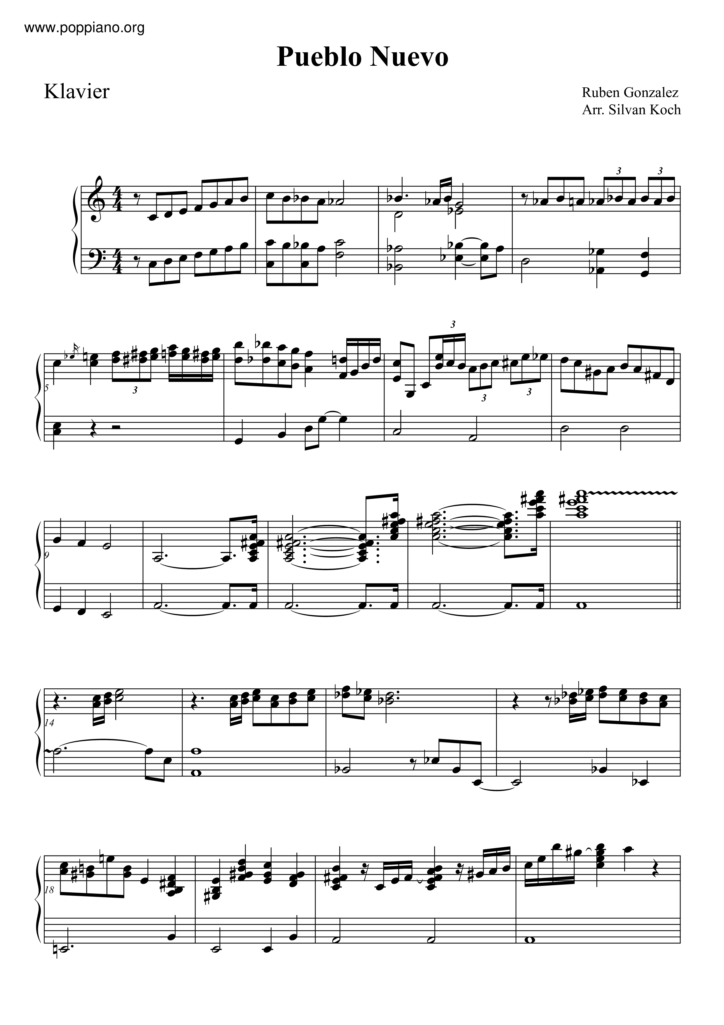 Pueblo Nuevo Score