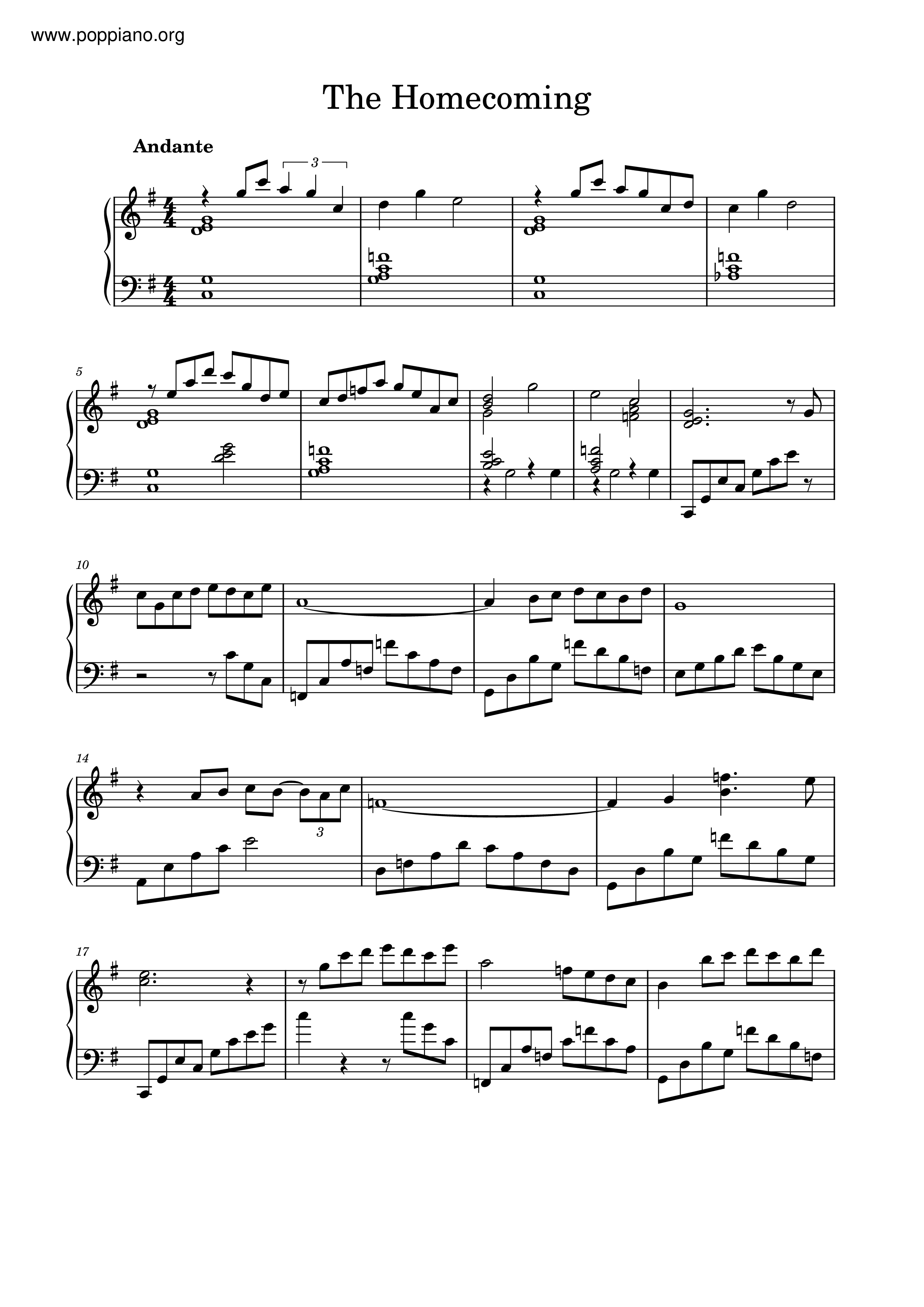 The Homecoming Score