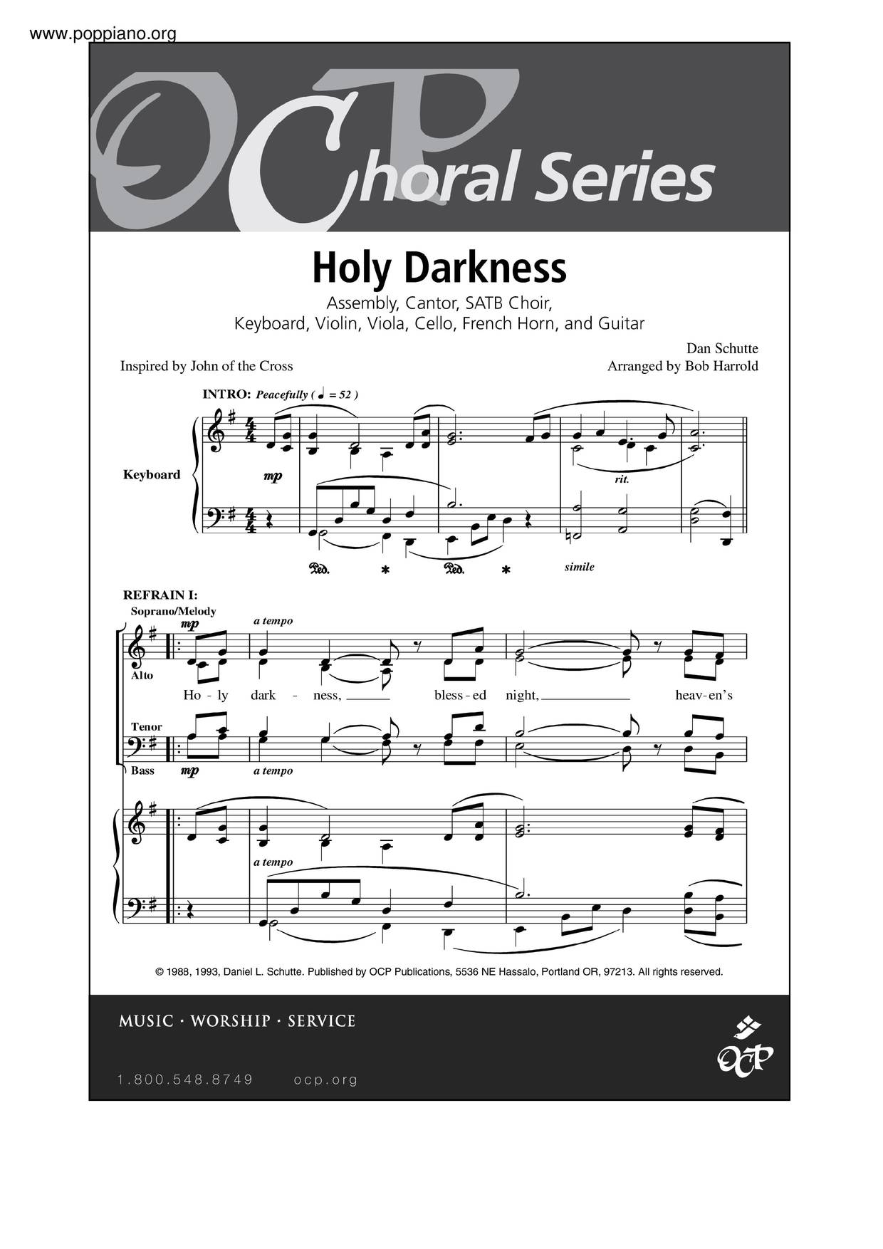 Holy Darknessピアノ譜