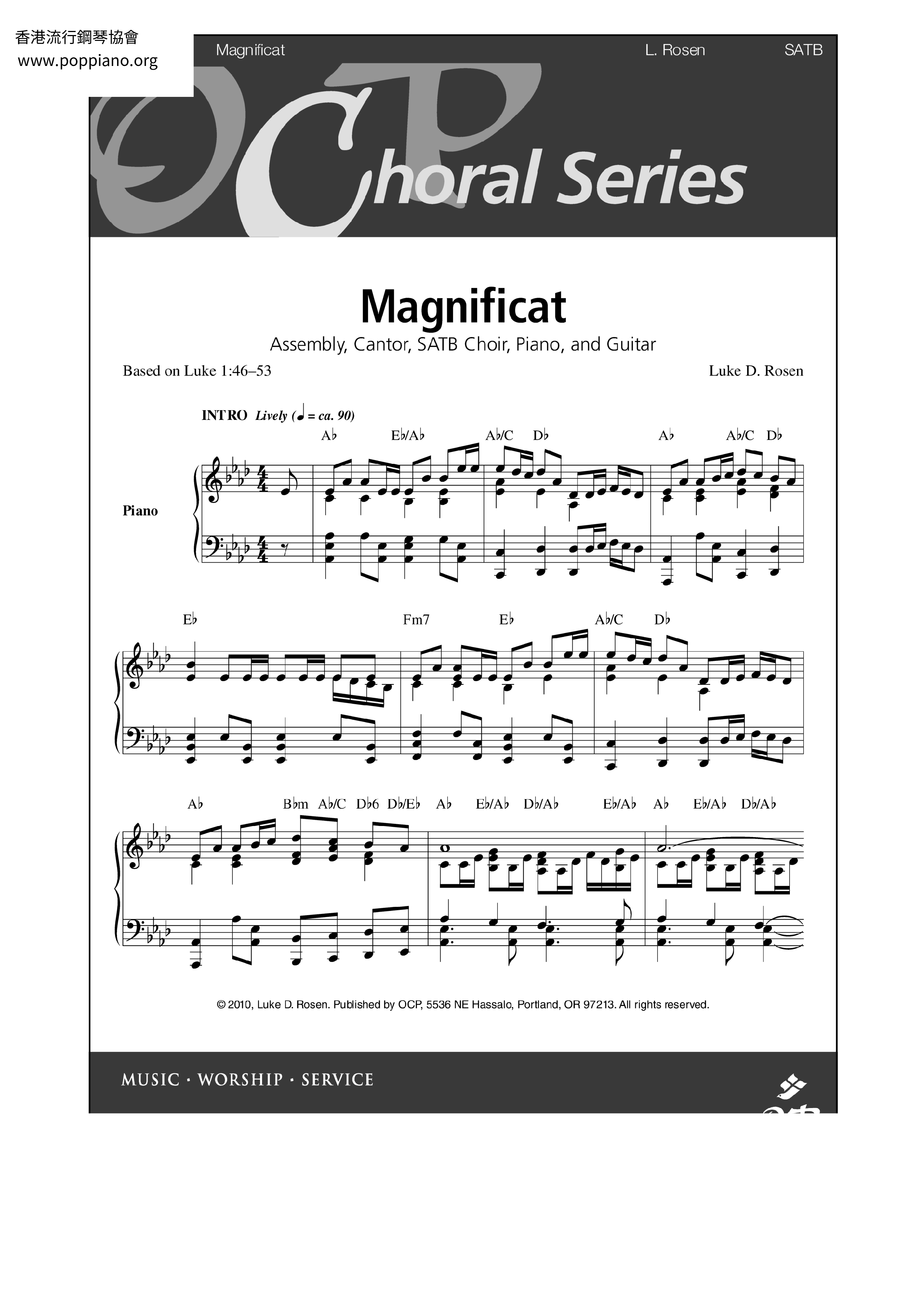 Magnificat Score