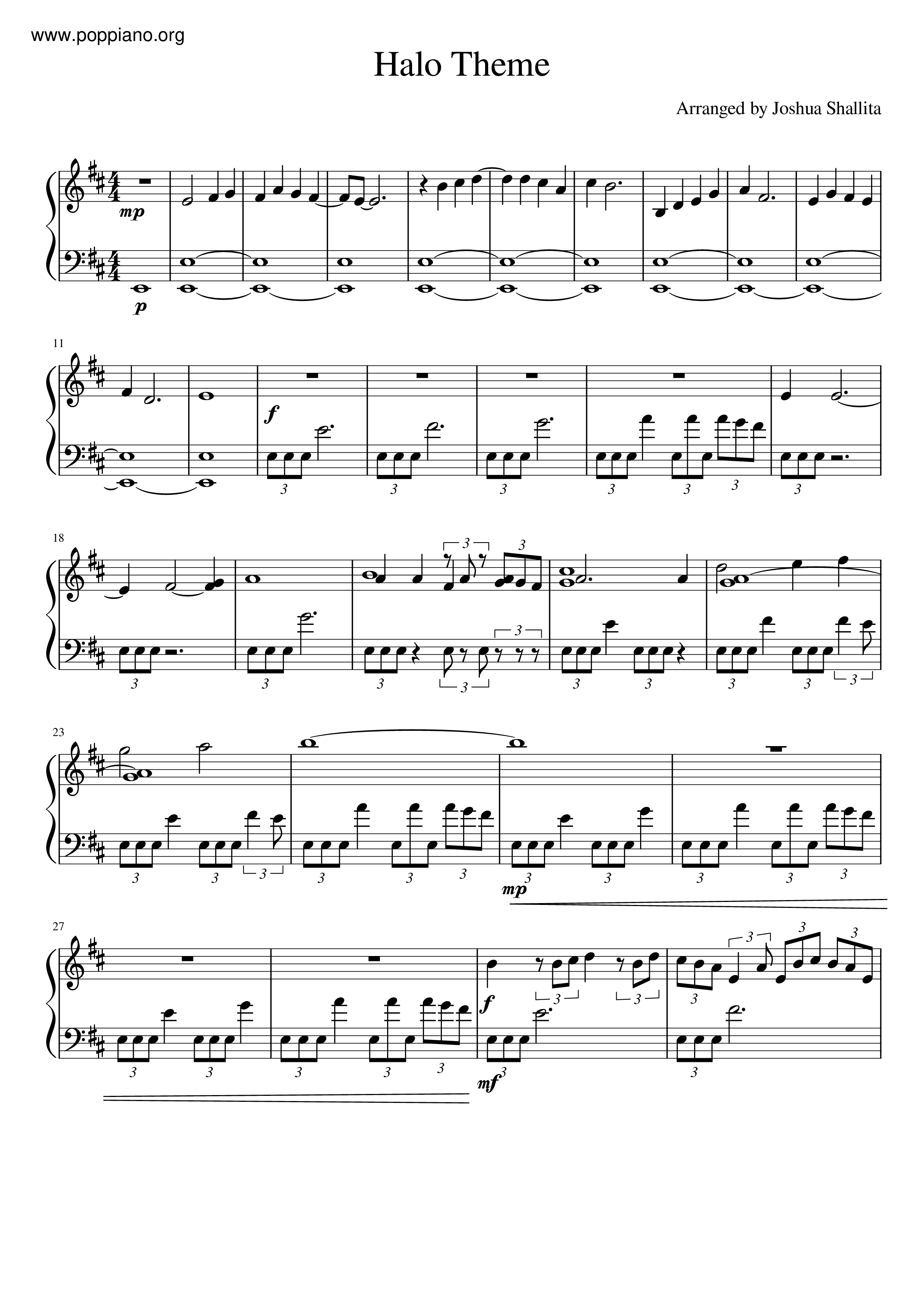 Halo Theme Score