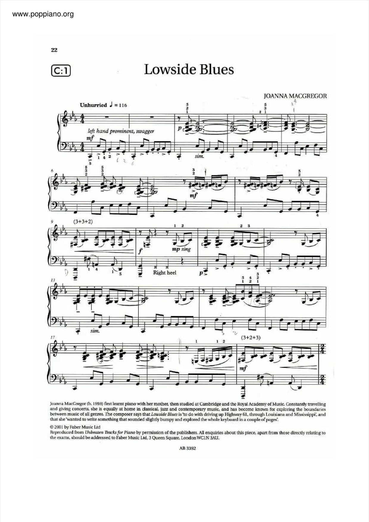 Low Side Blues Score
