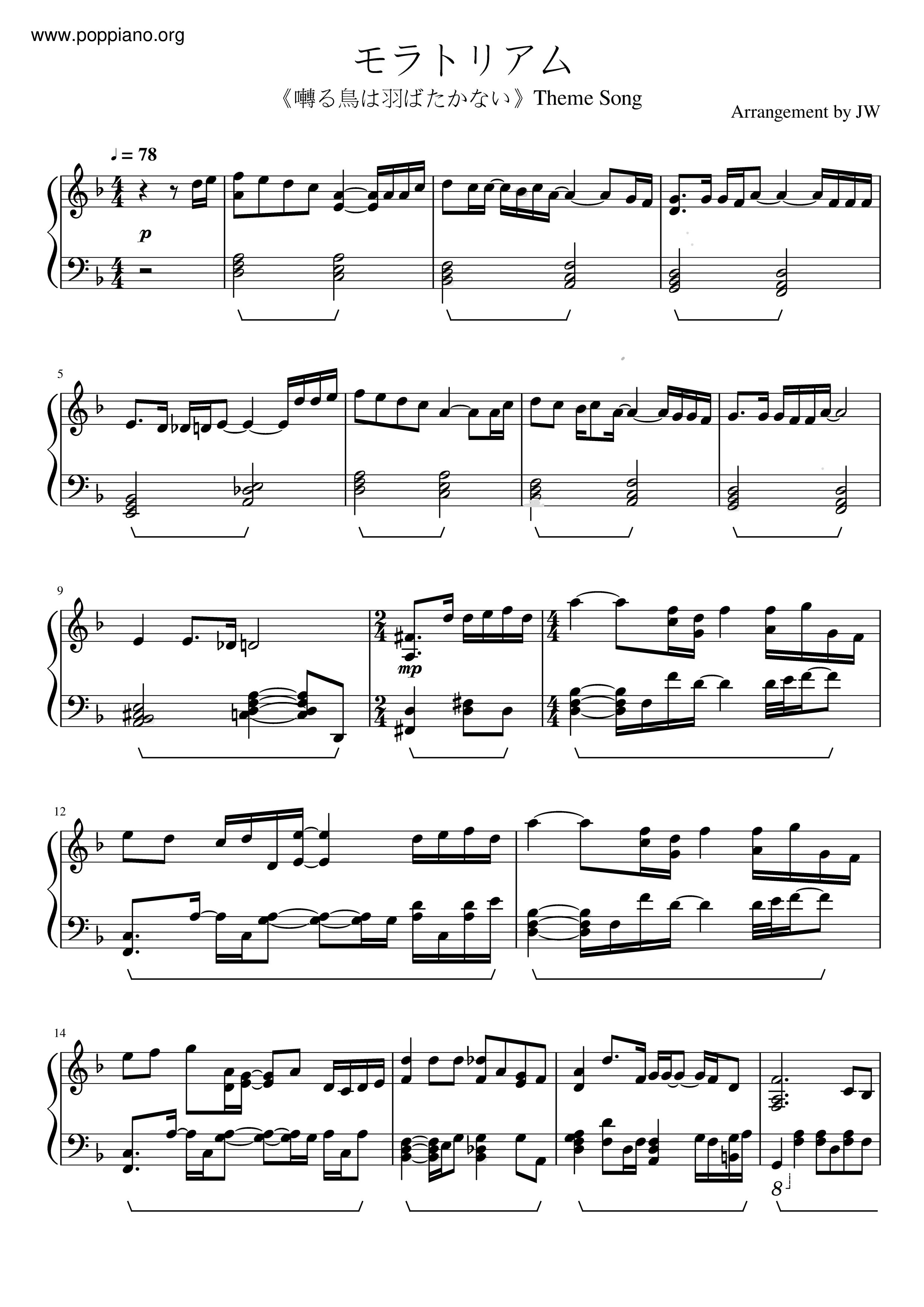Moratorium Score