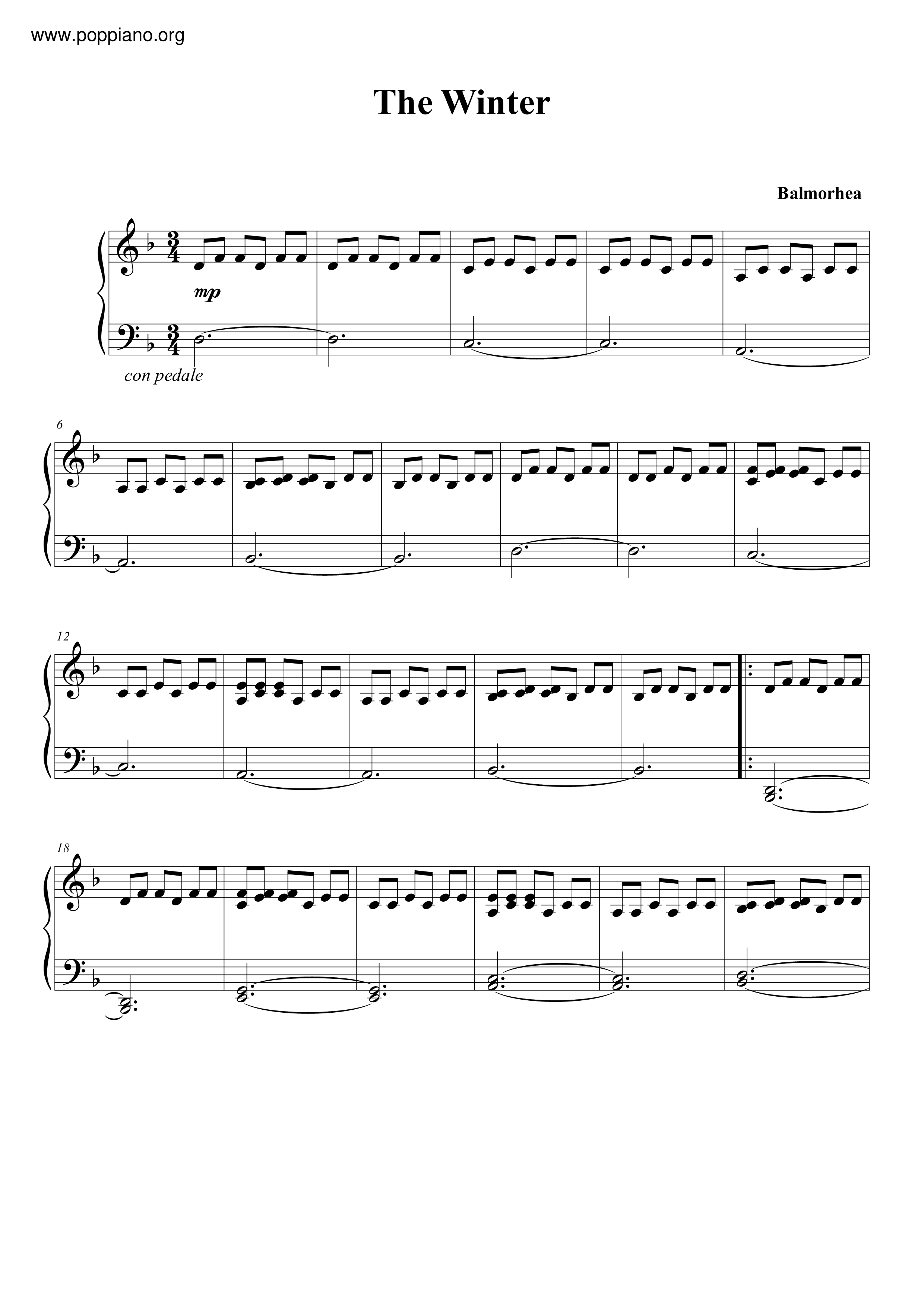 The Winter Score