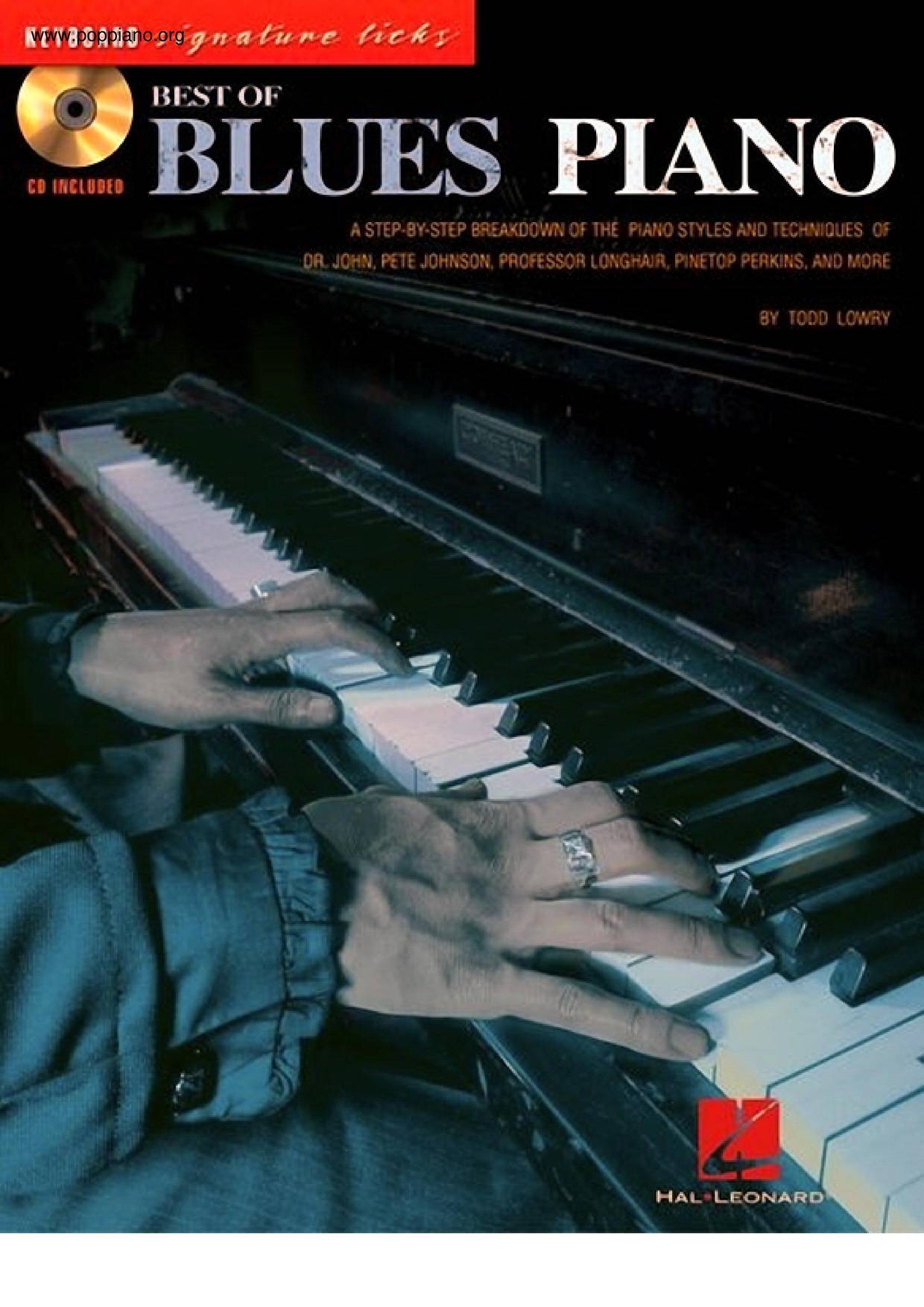 The Best of Blues Piano 51 Pages Score