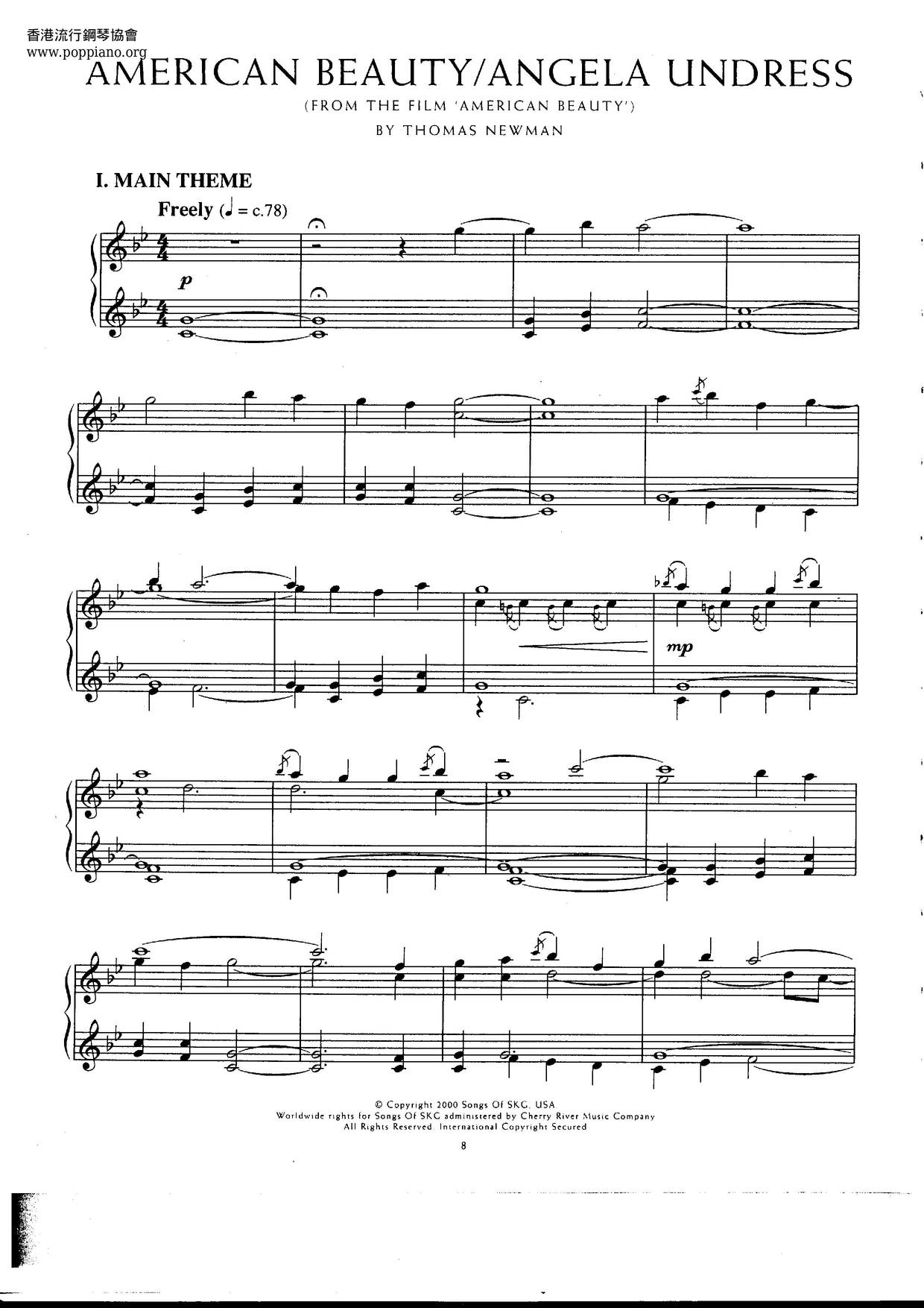 Angela Undress Score