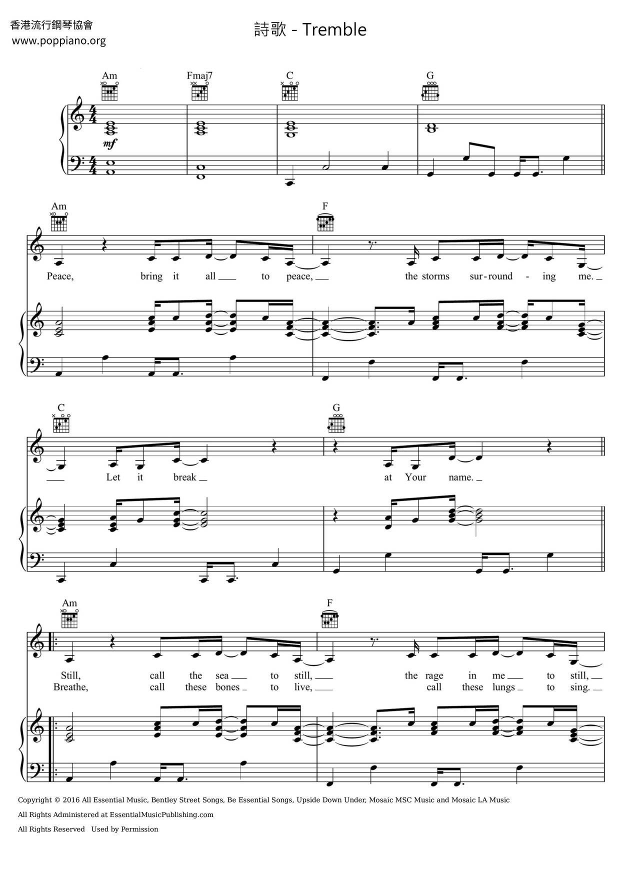 Tremble Score