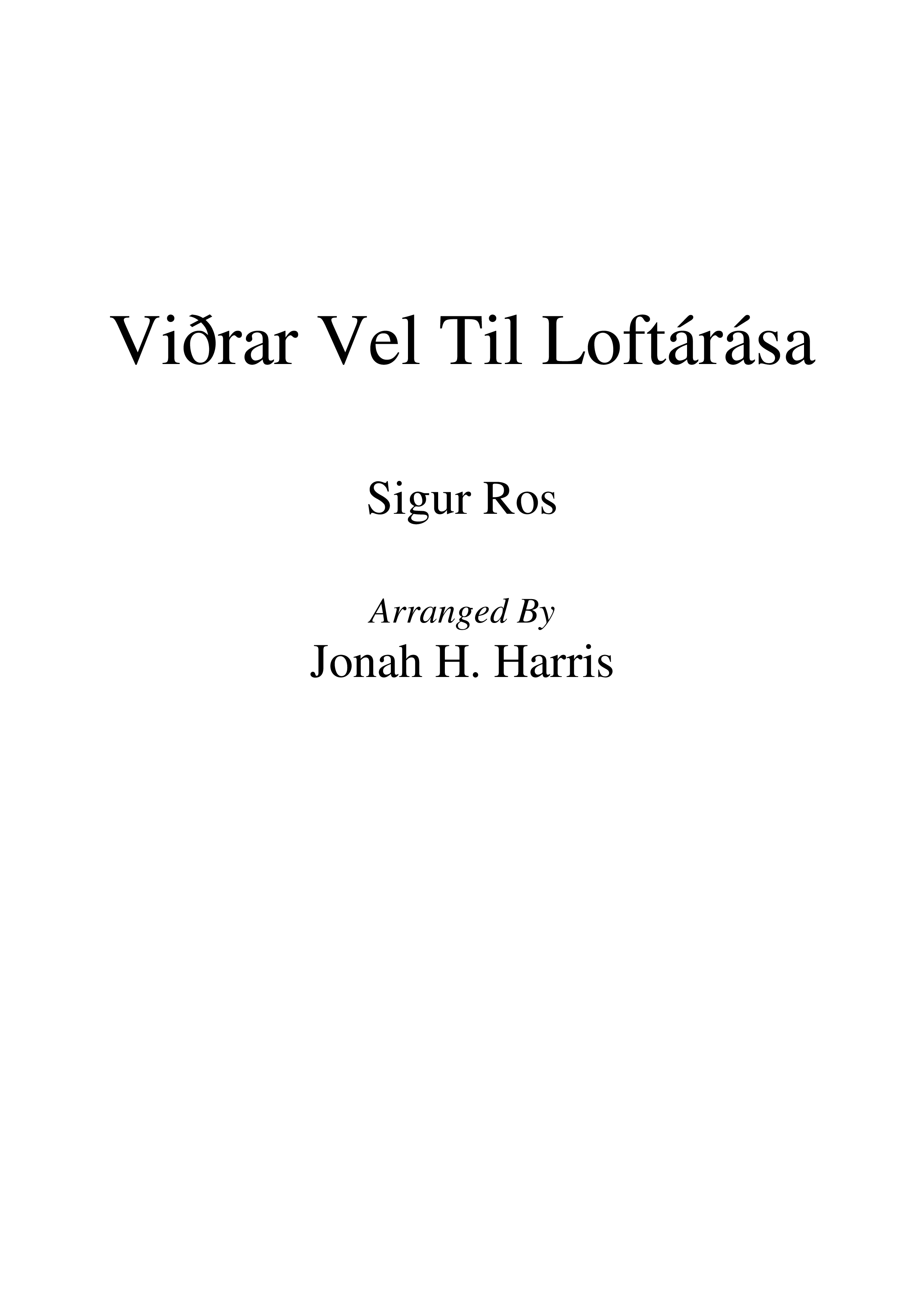 Viðrar Vel Til Loftárása Score