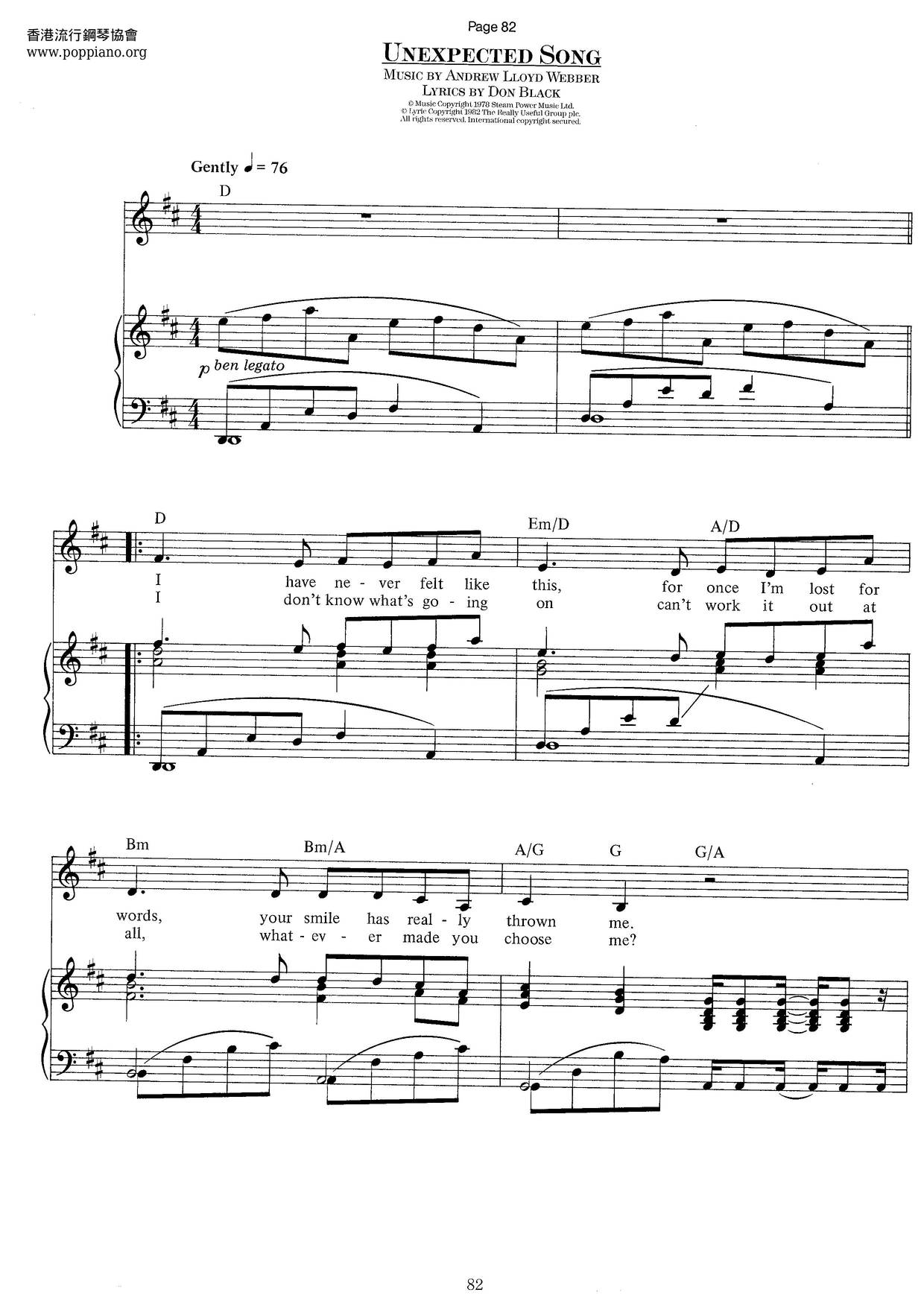 Unexpected Song Score