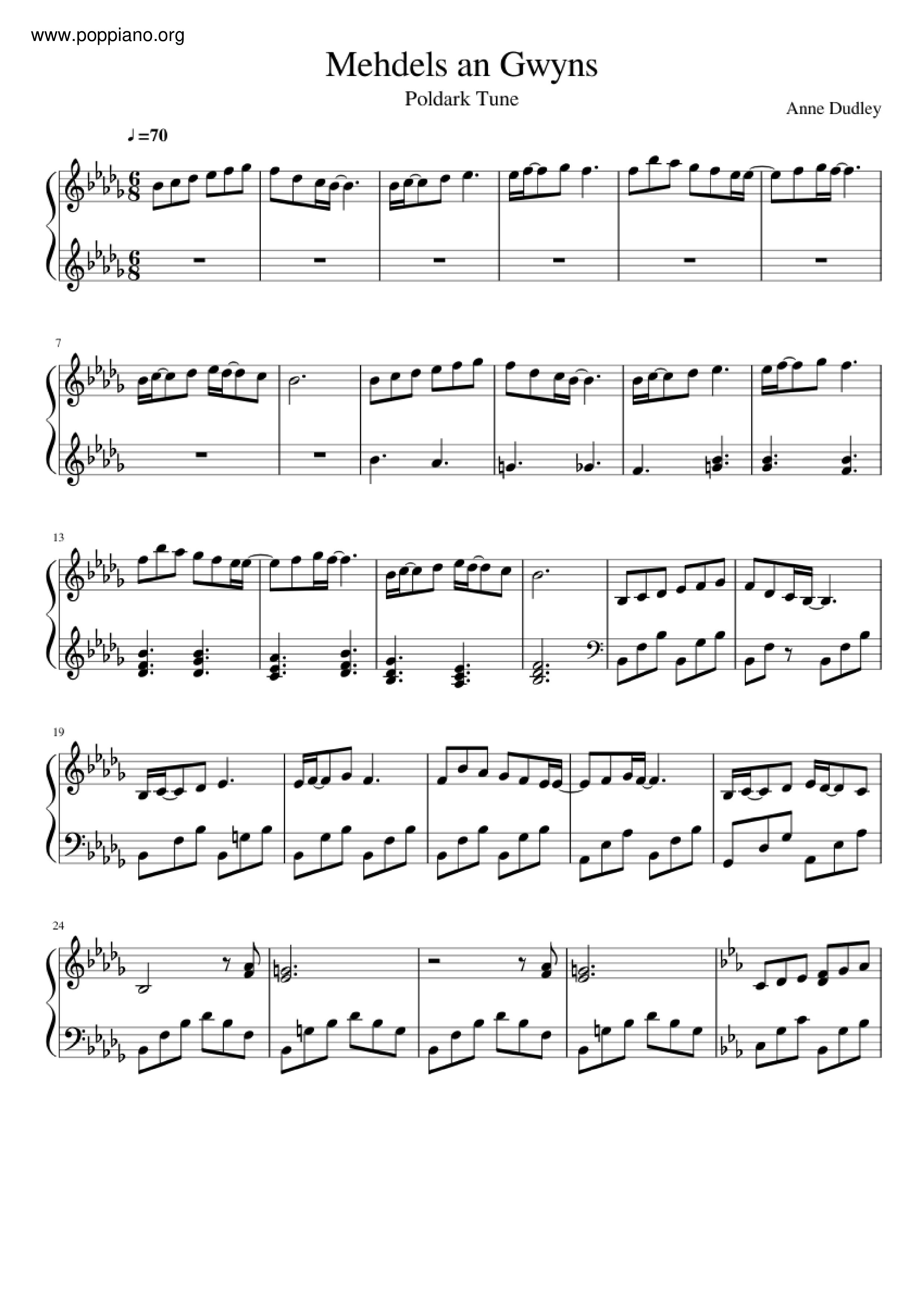 Medhel An Gwyns Score