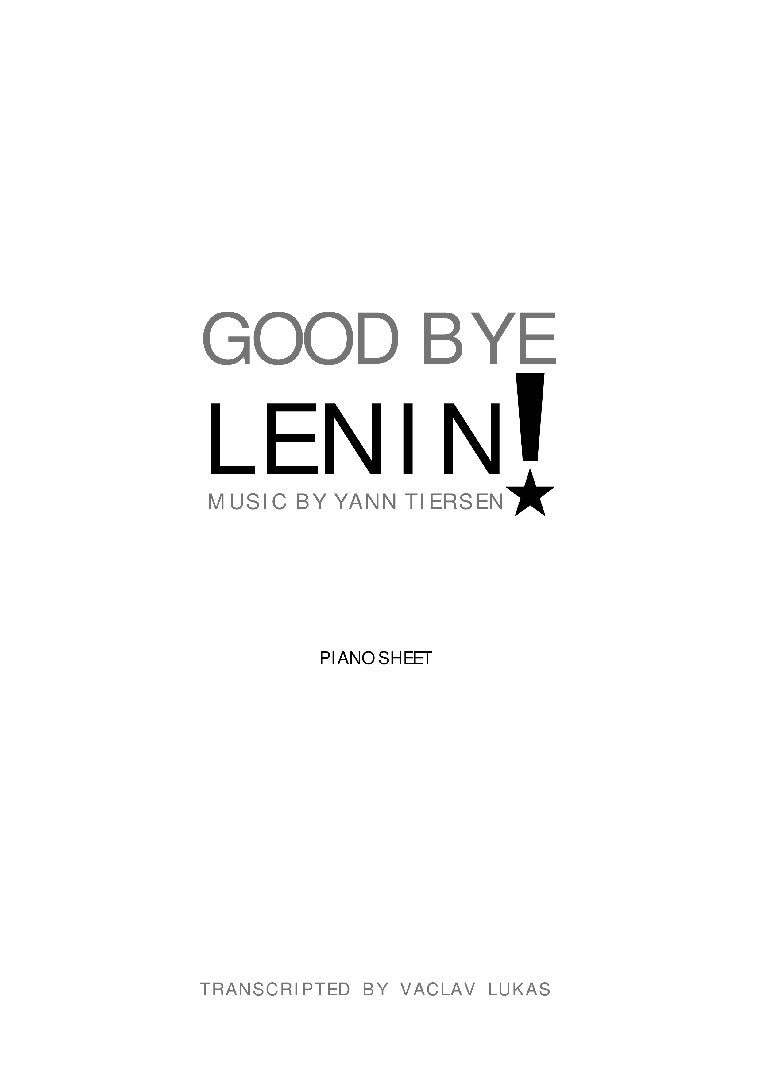 Goodbye Lenin Score