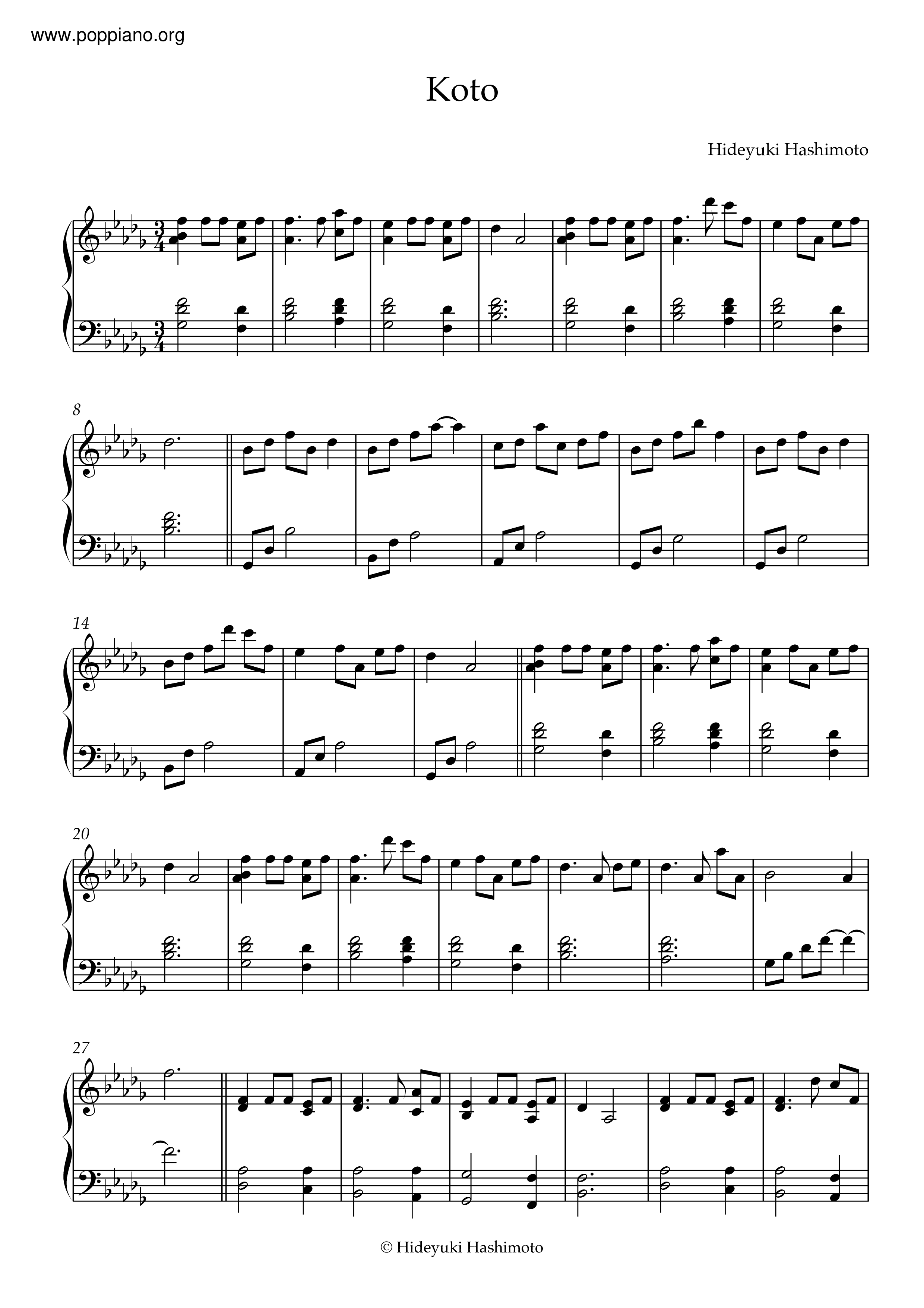 Koto Score