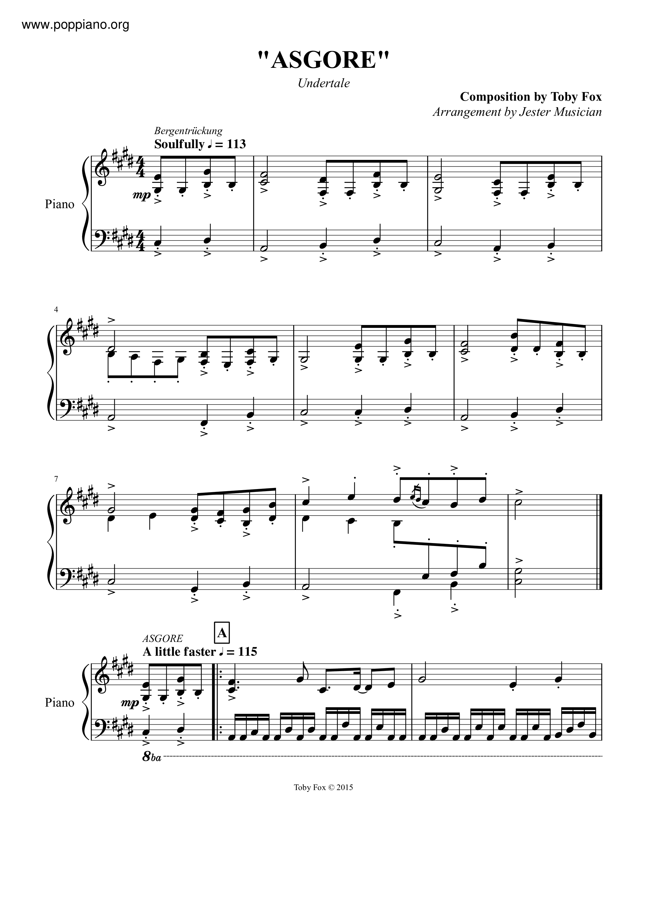 Asgore Score