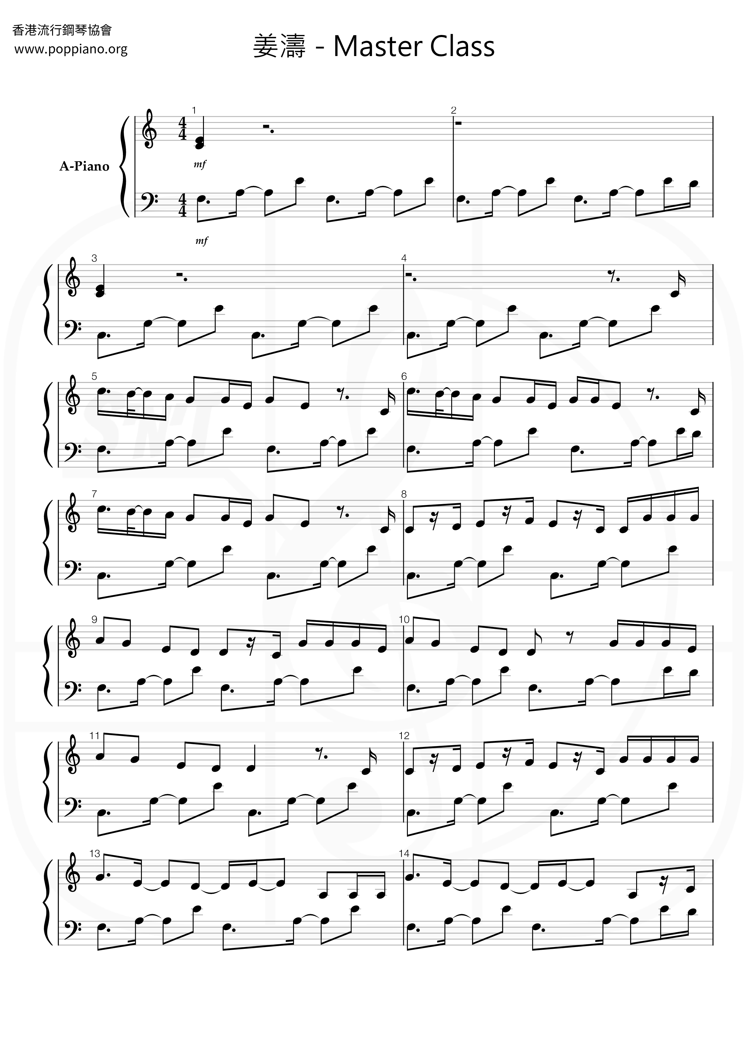 Master Class Score