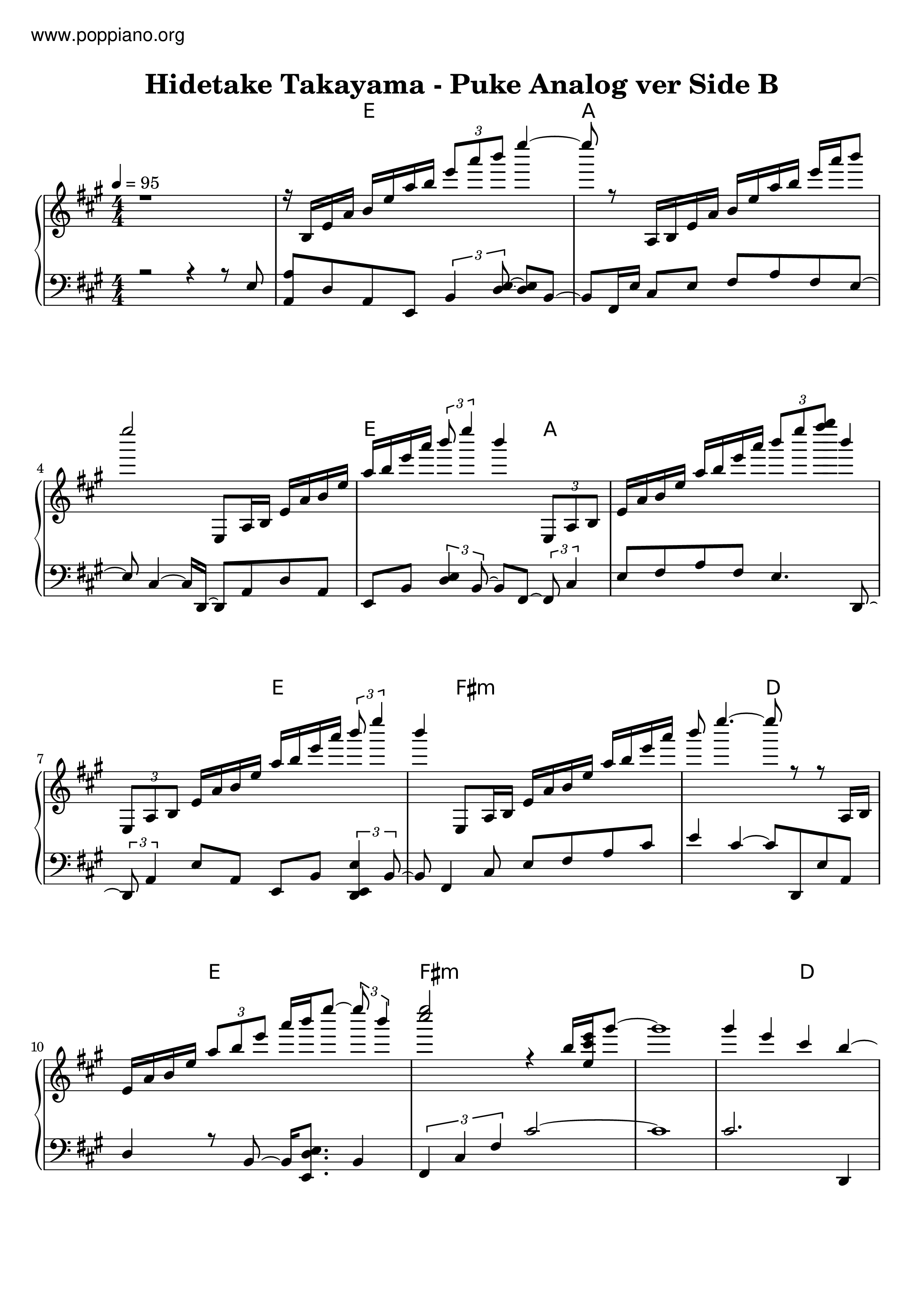 Puke - Analog Ver Side B Score