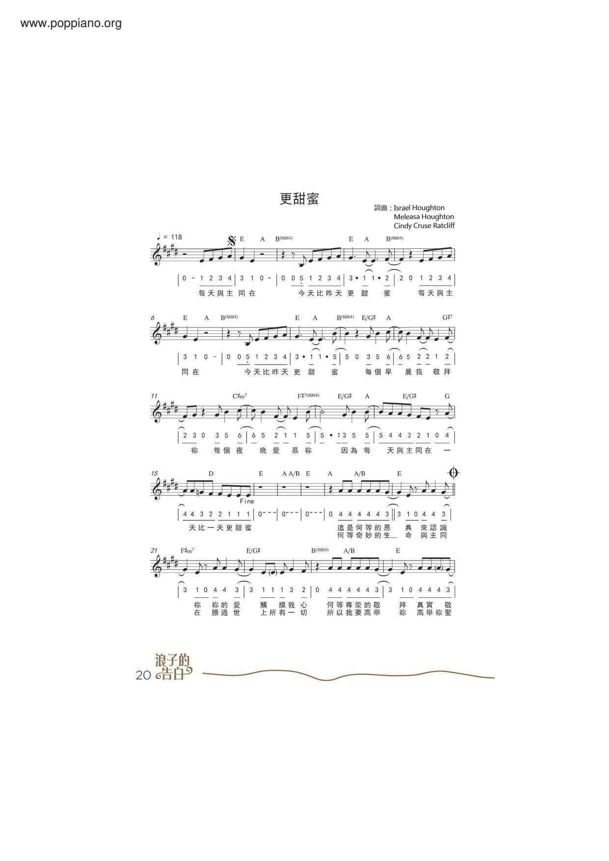 Sweeter Score