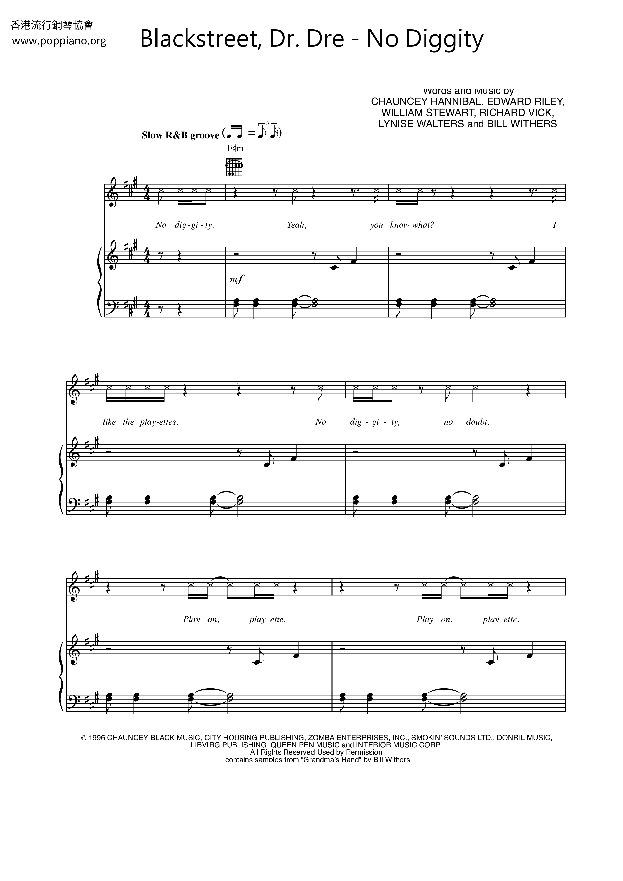 No Diggity Score
