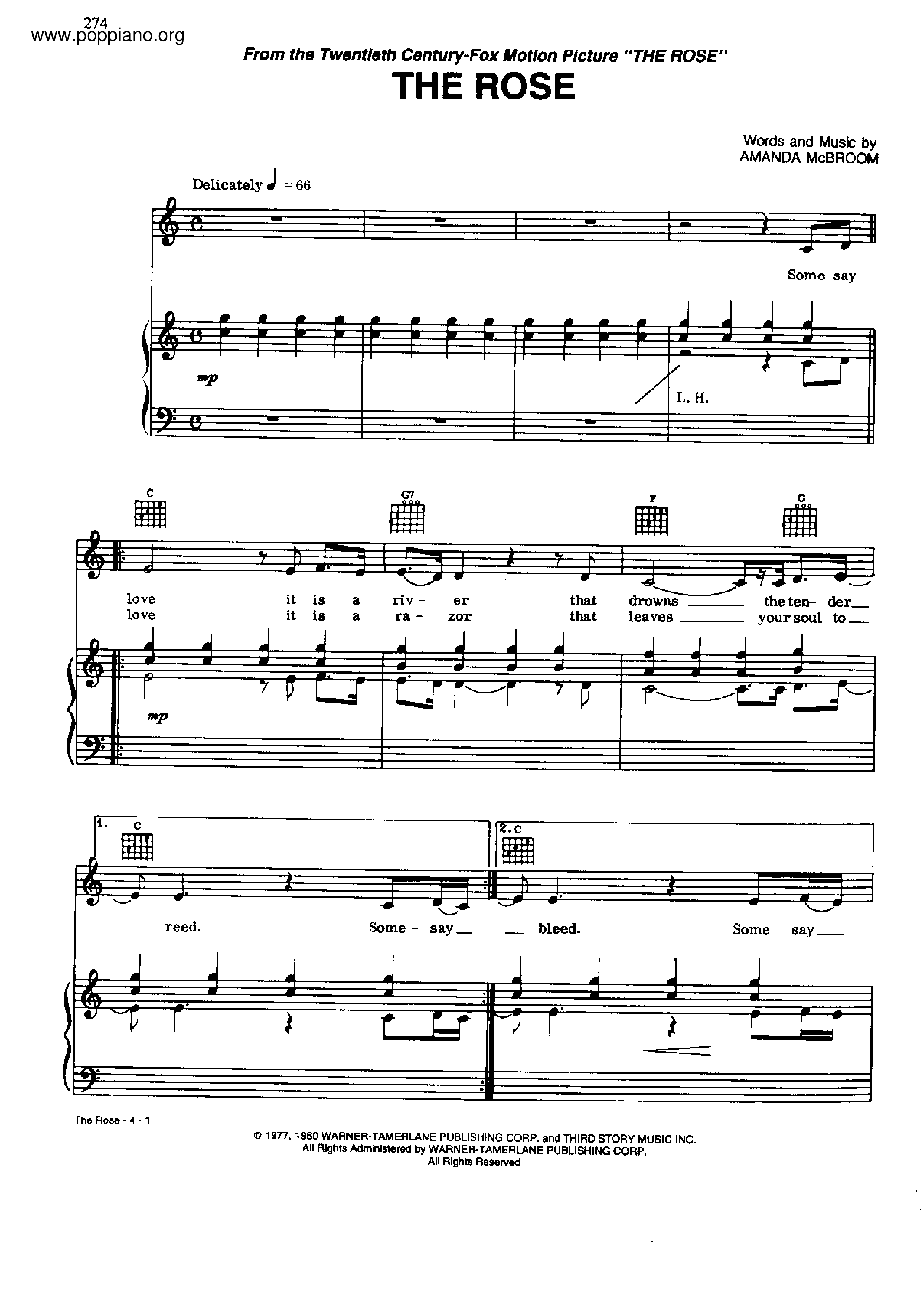 The Rose Score