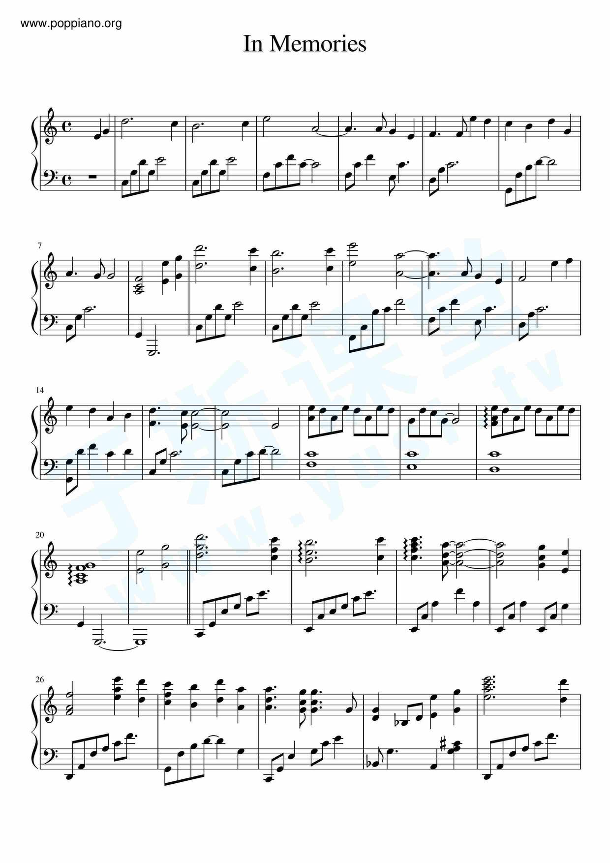 Master's Sun - In Memories Score