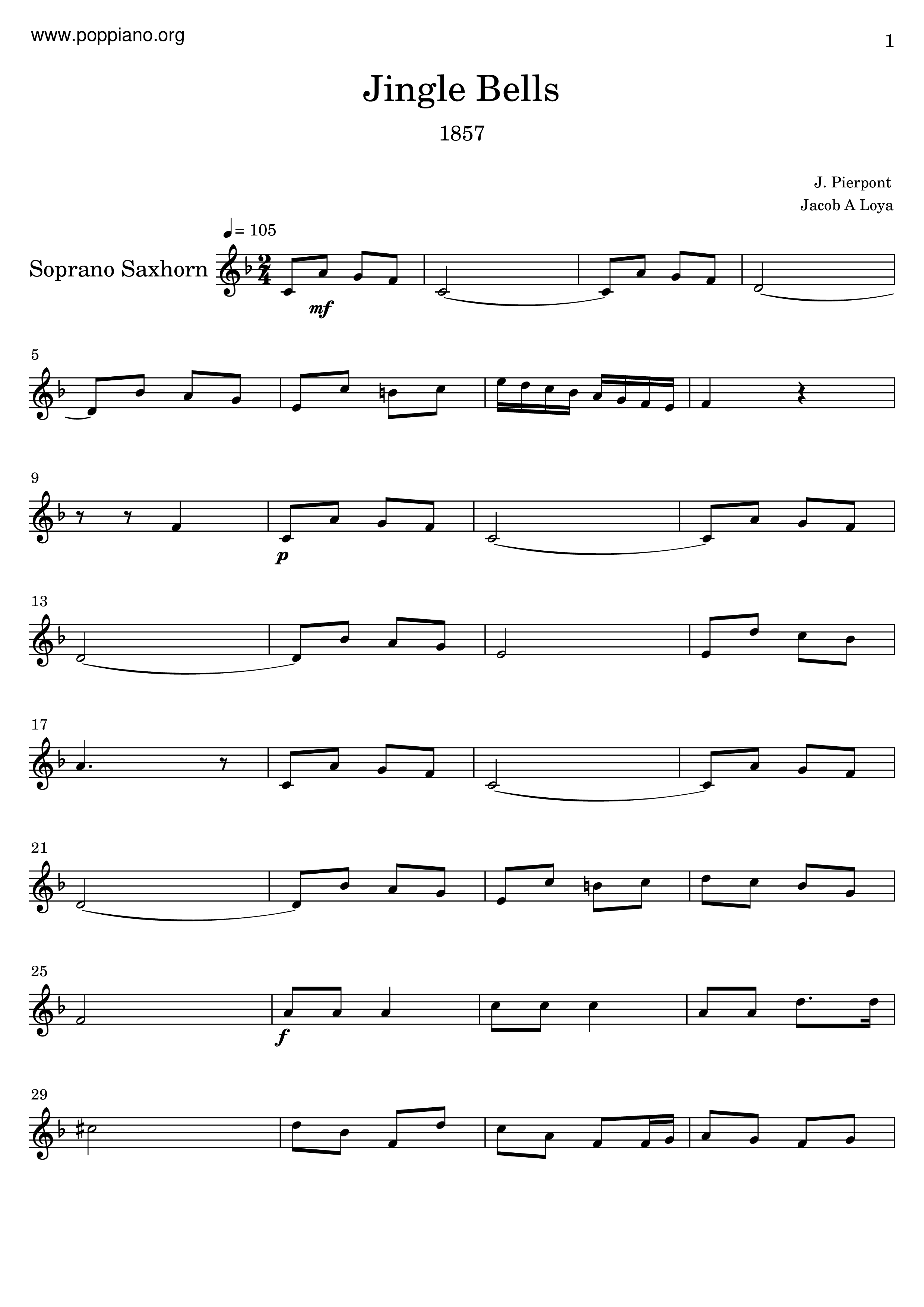 Jingle Bells Score