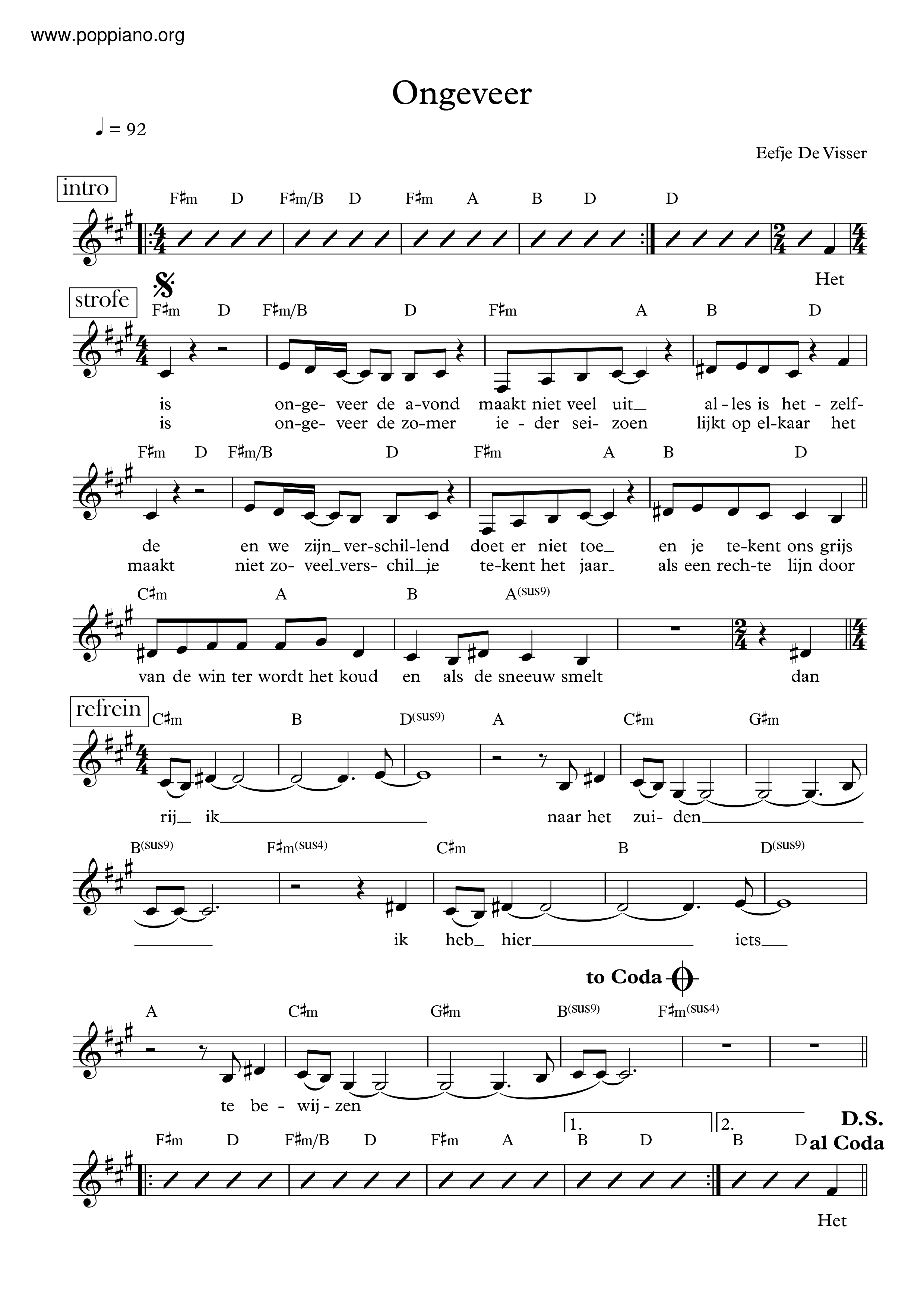 Ongeveer Score