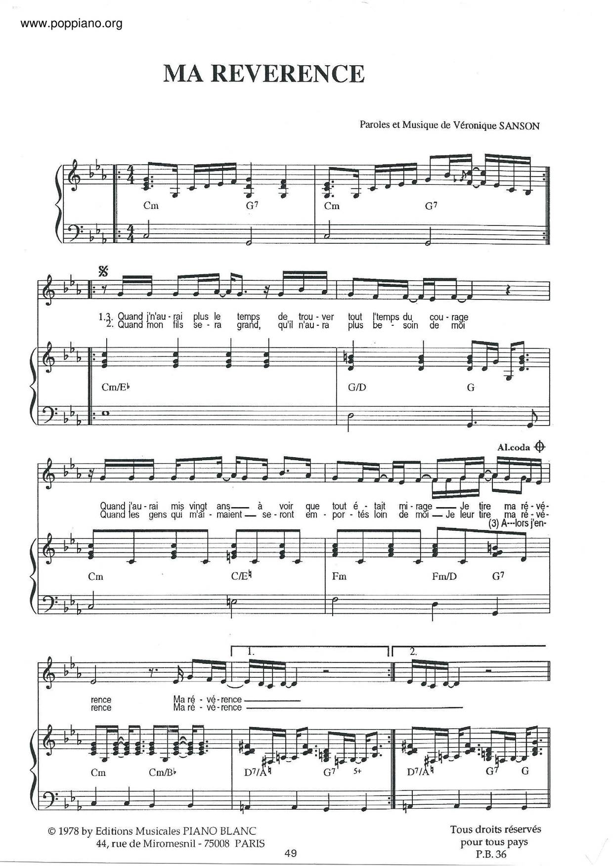 Ma Reverence Score