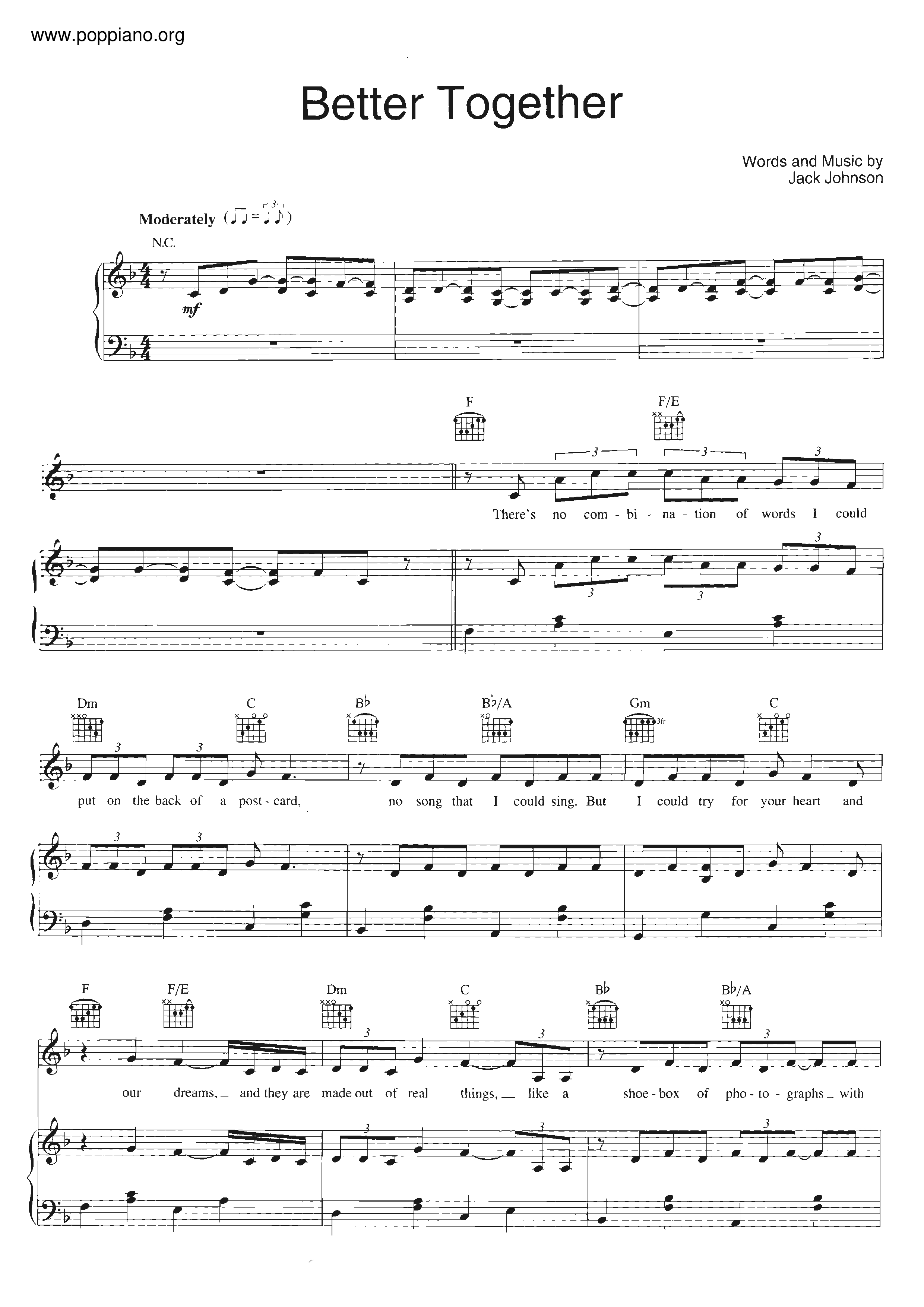 Better Together Jack Johnson
