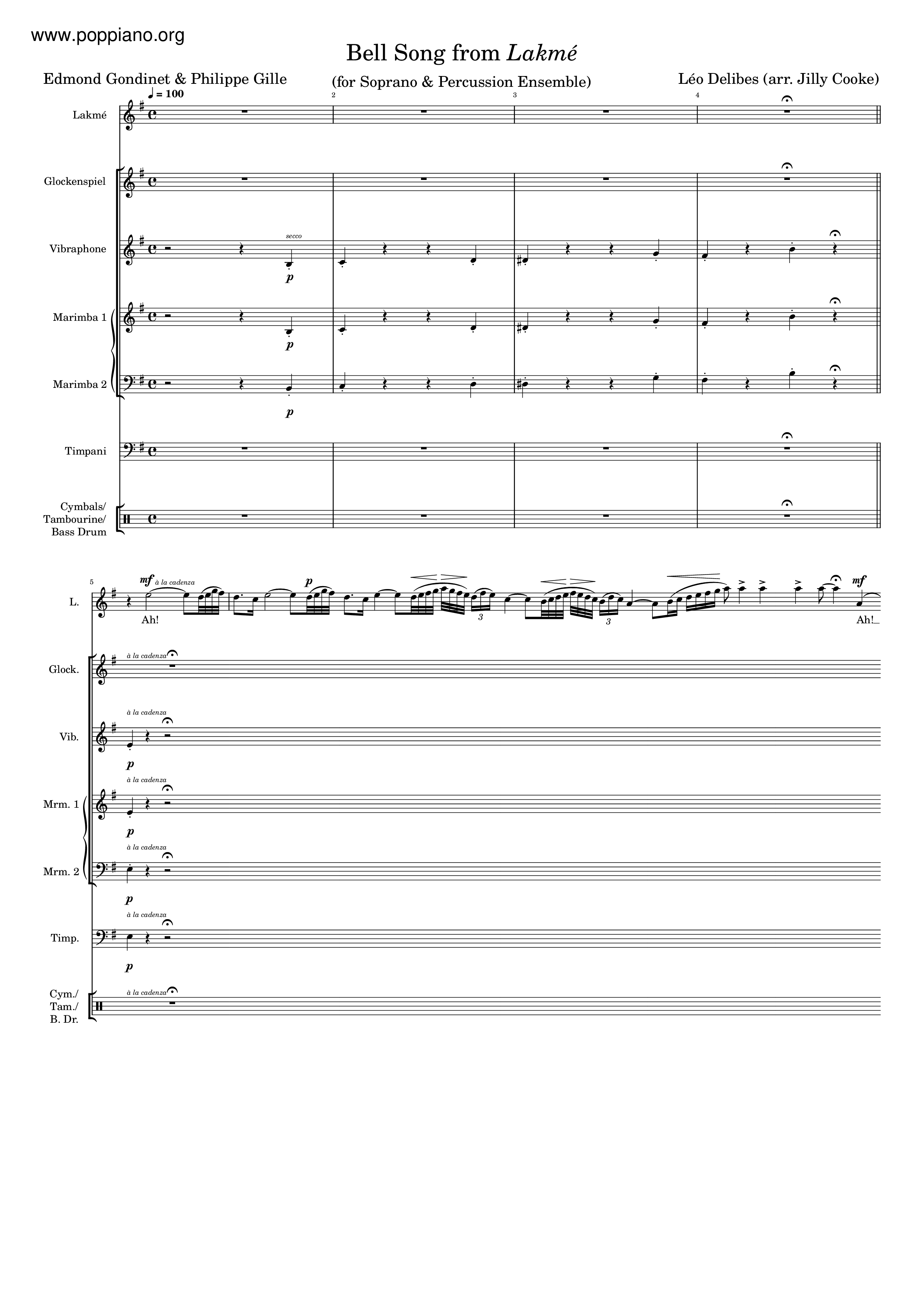 Bell Song Score