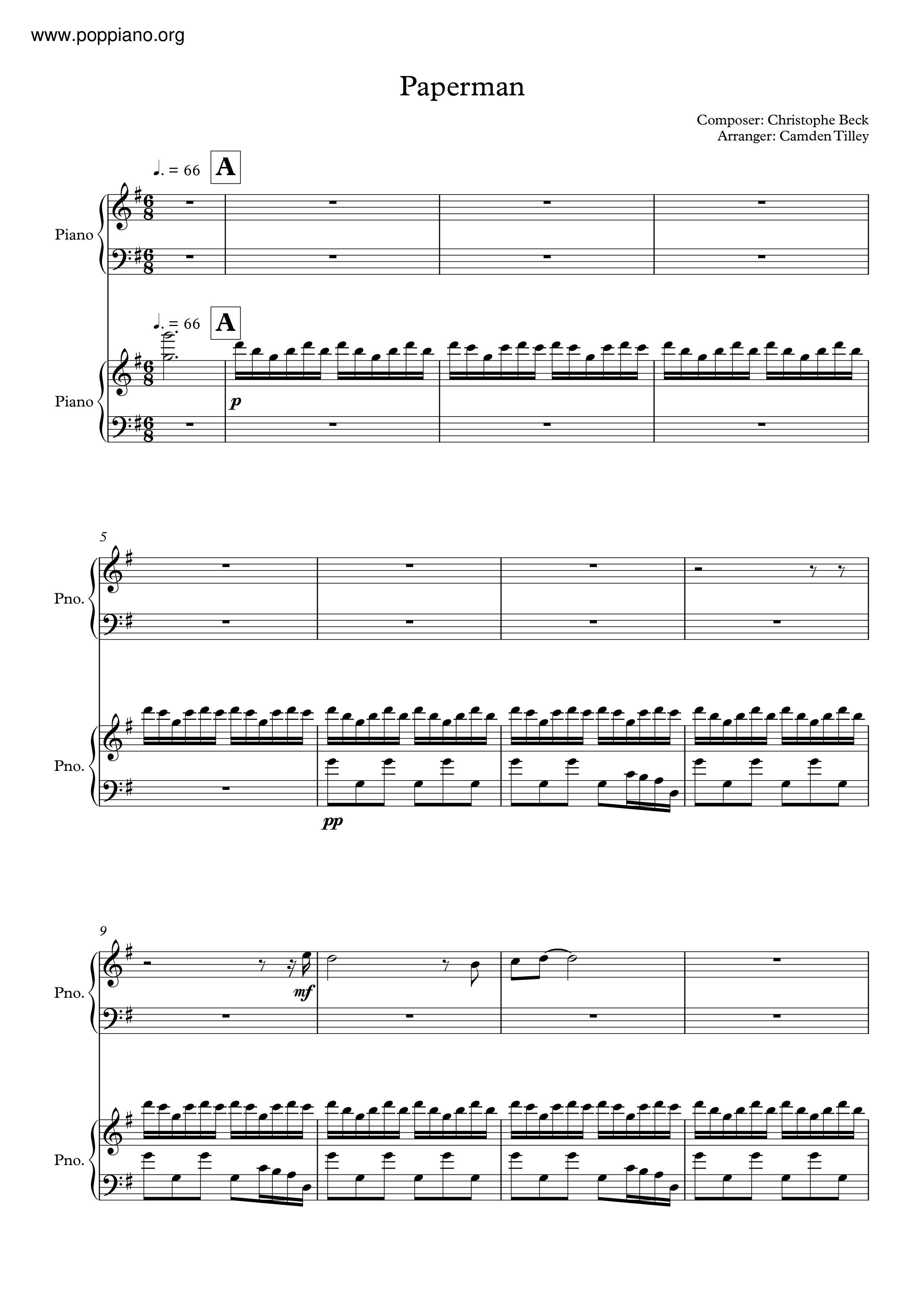 Paperman Score