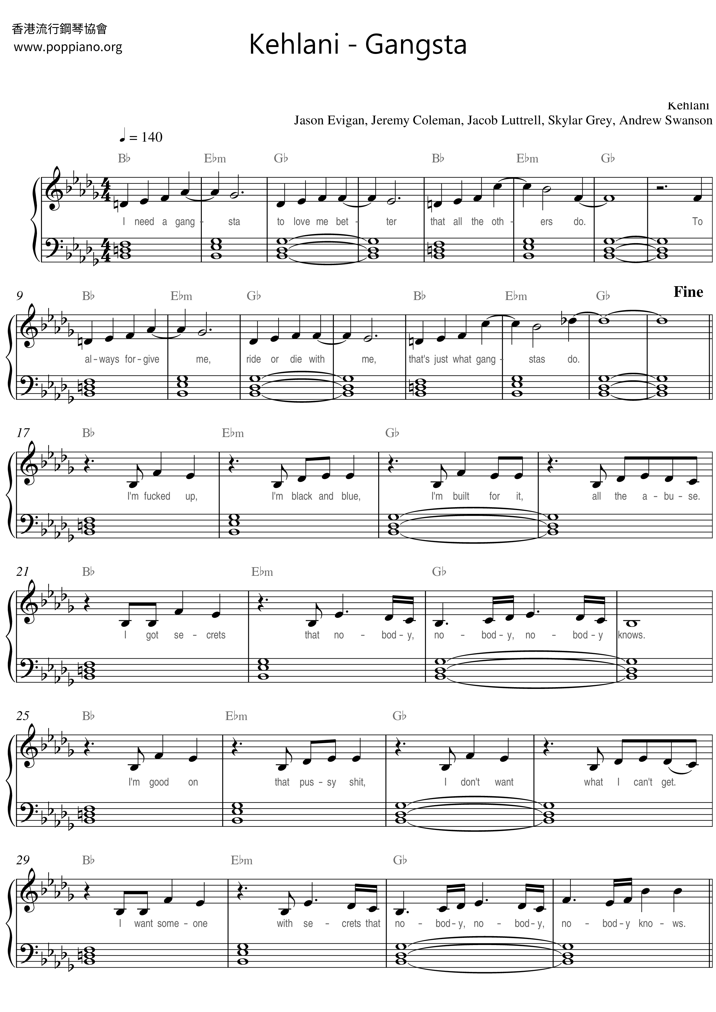 Gangsta Score