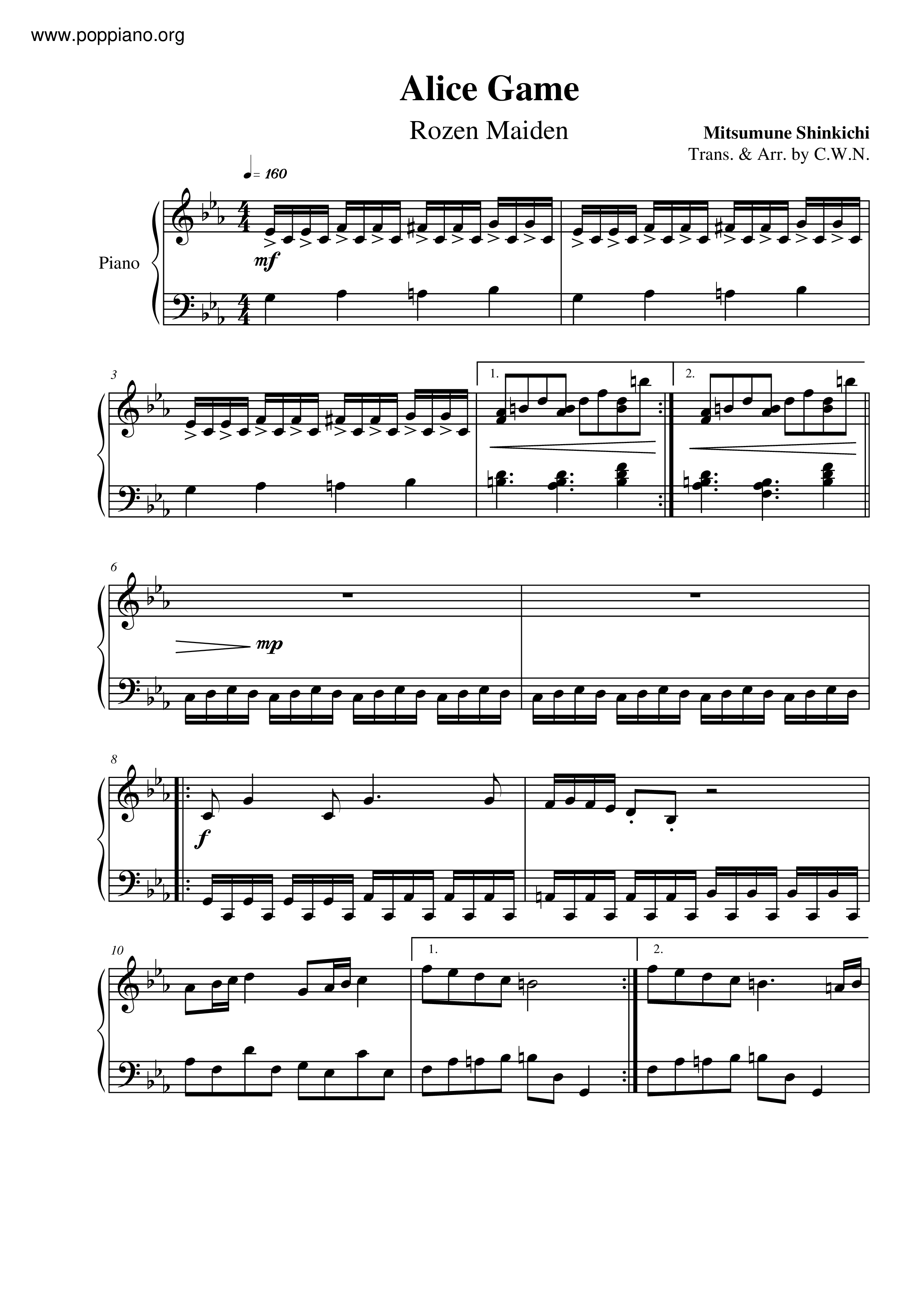 Alice Game Score