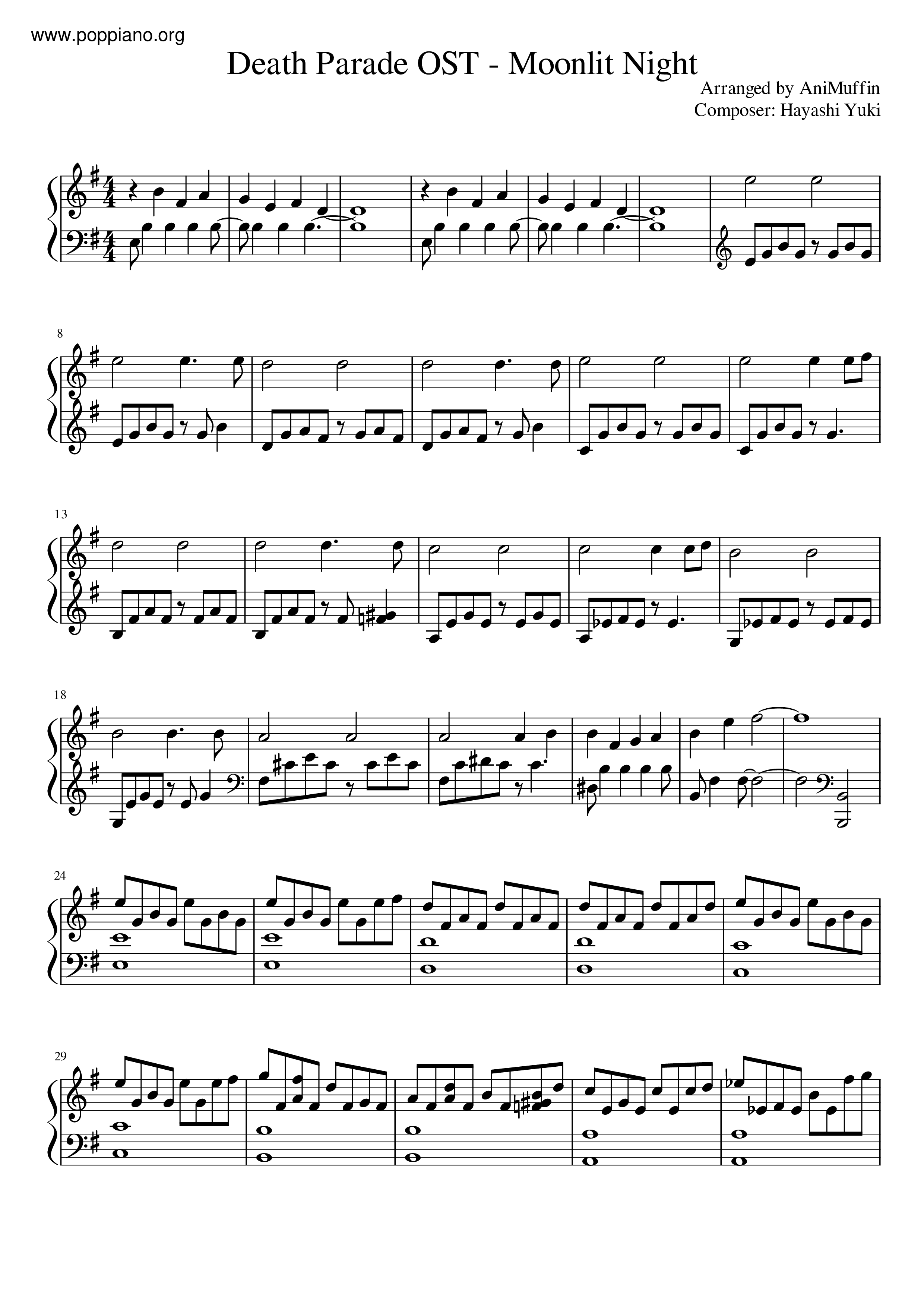 Pin on piano music sheets