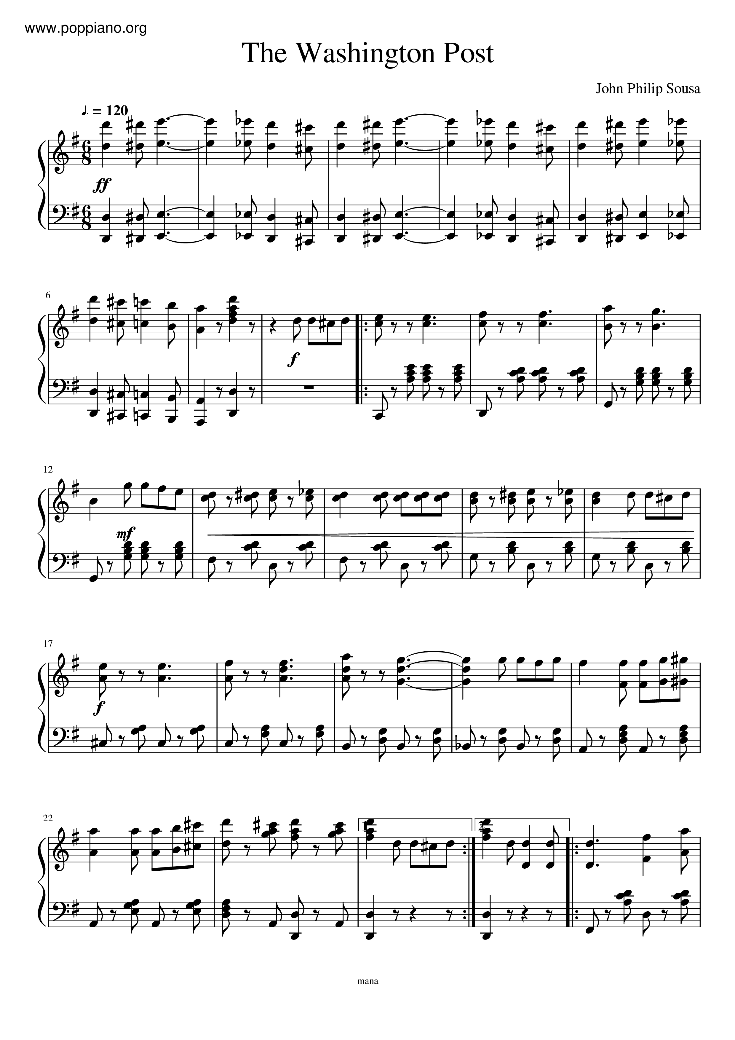 The Washington Post March Score