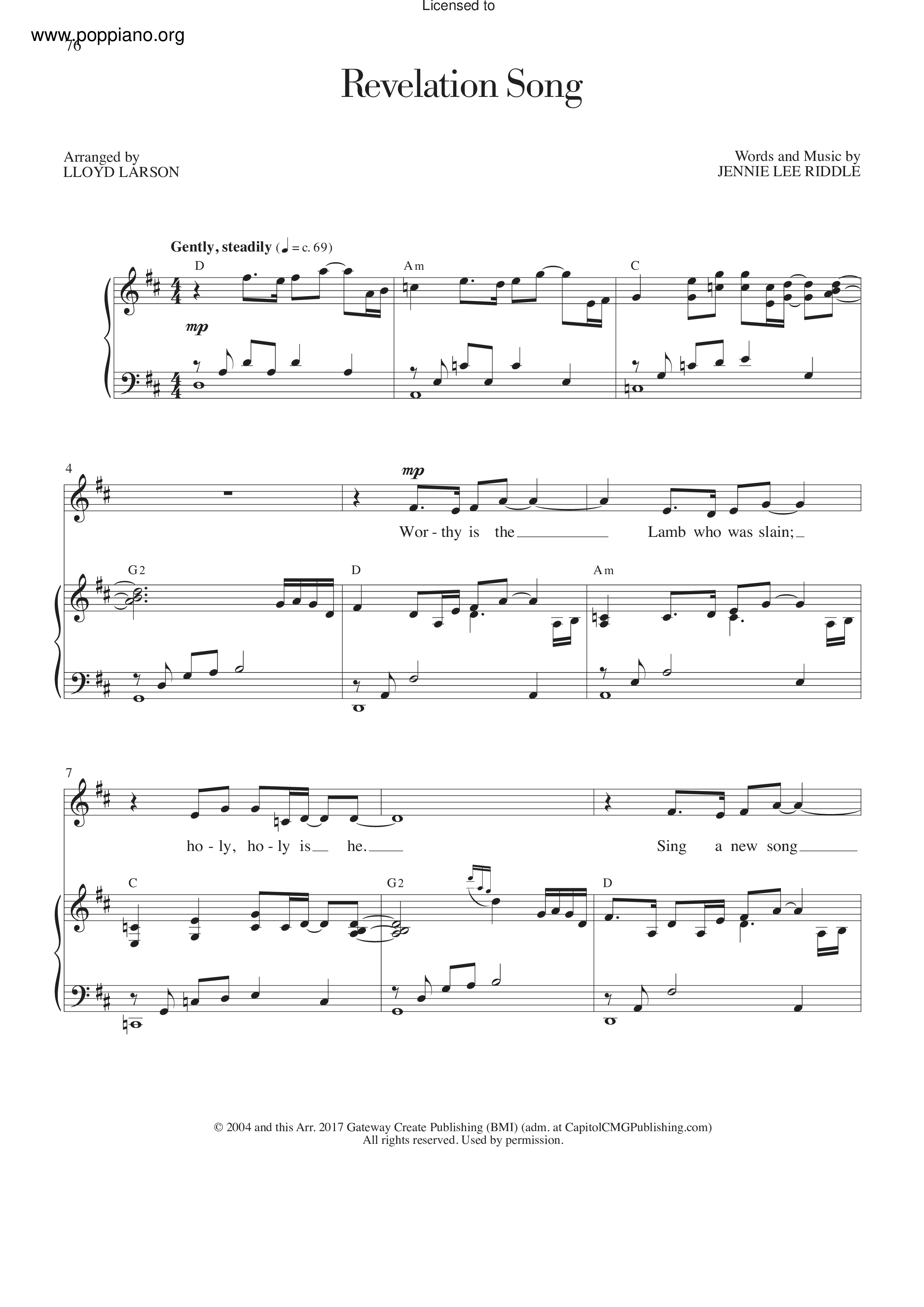 Revelation Song Score