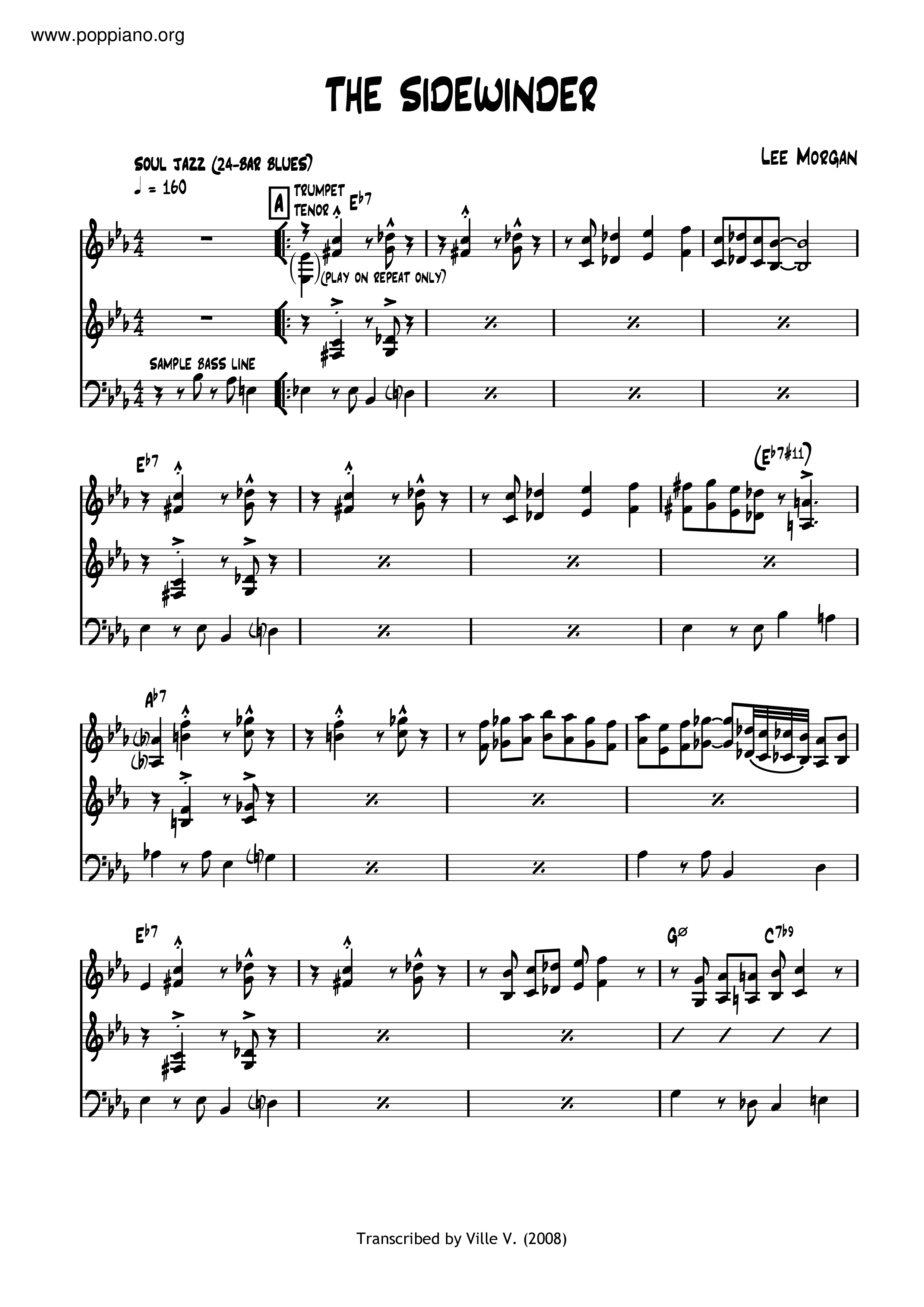 The Sidewinder Score