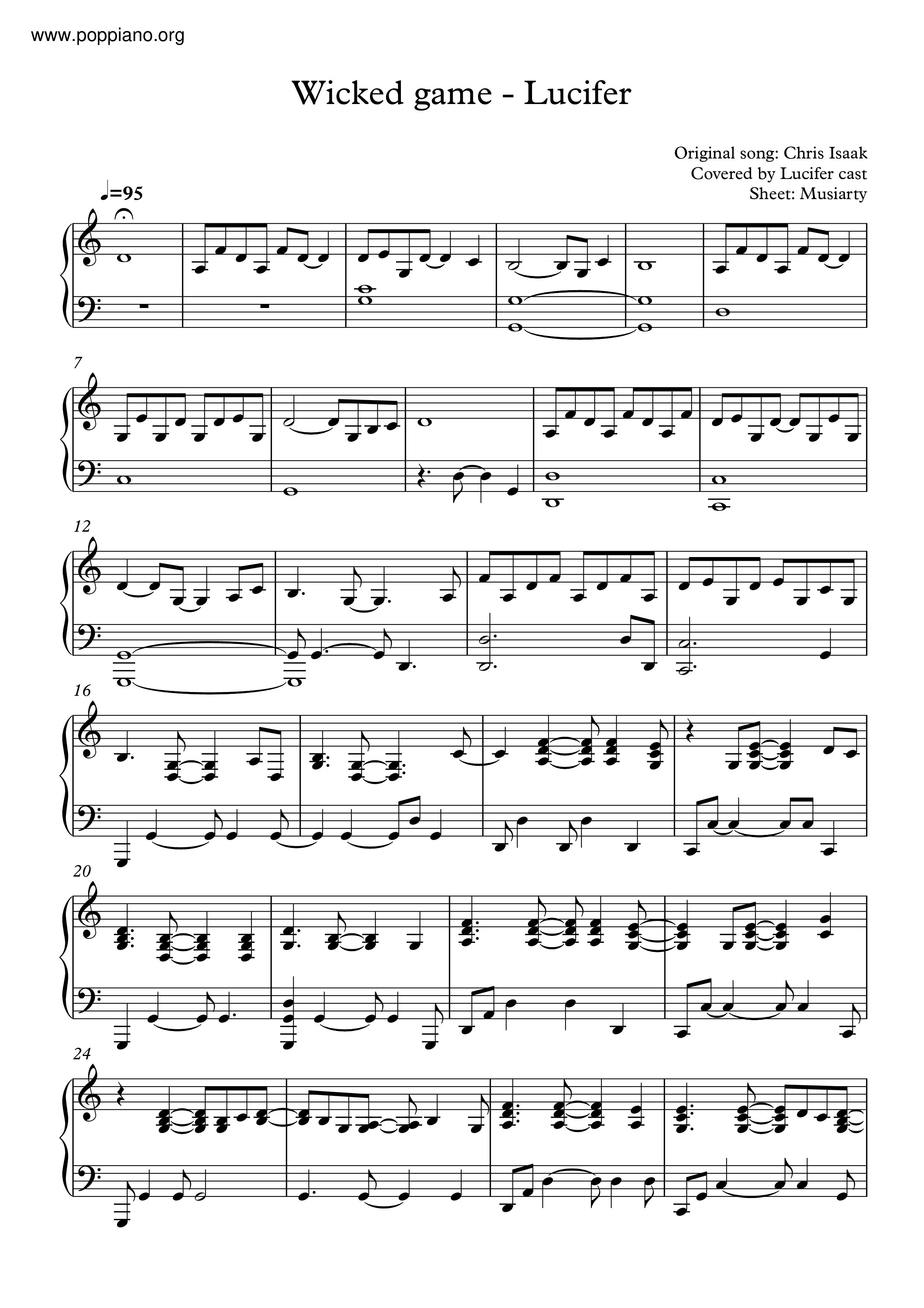 Wicked Game Score